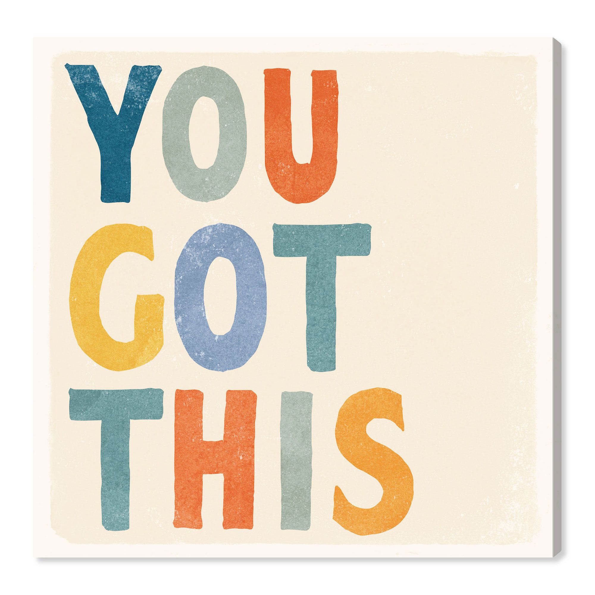 You Got This Motivational Canvas Wall Art | West Elm