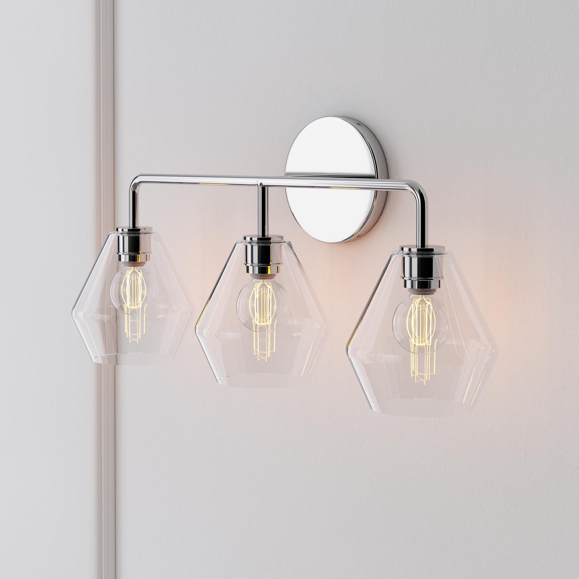 Sculptural 3-Light Geo Sconce | West Elm