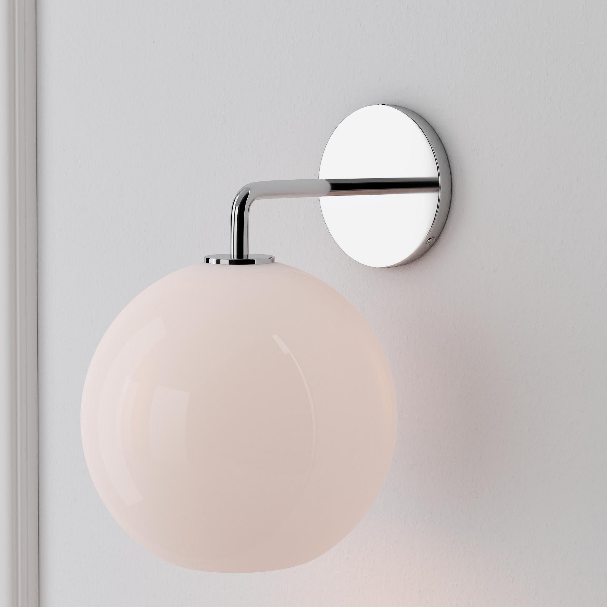 Sculptural Glass Globe Wall Sconce - Small (Ombre) | West Elm