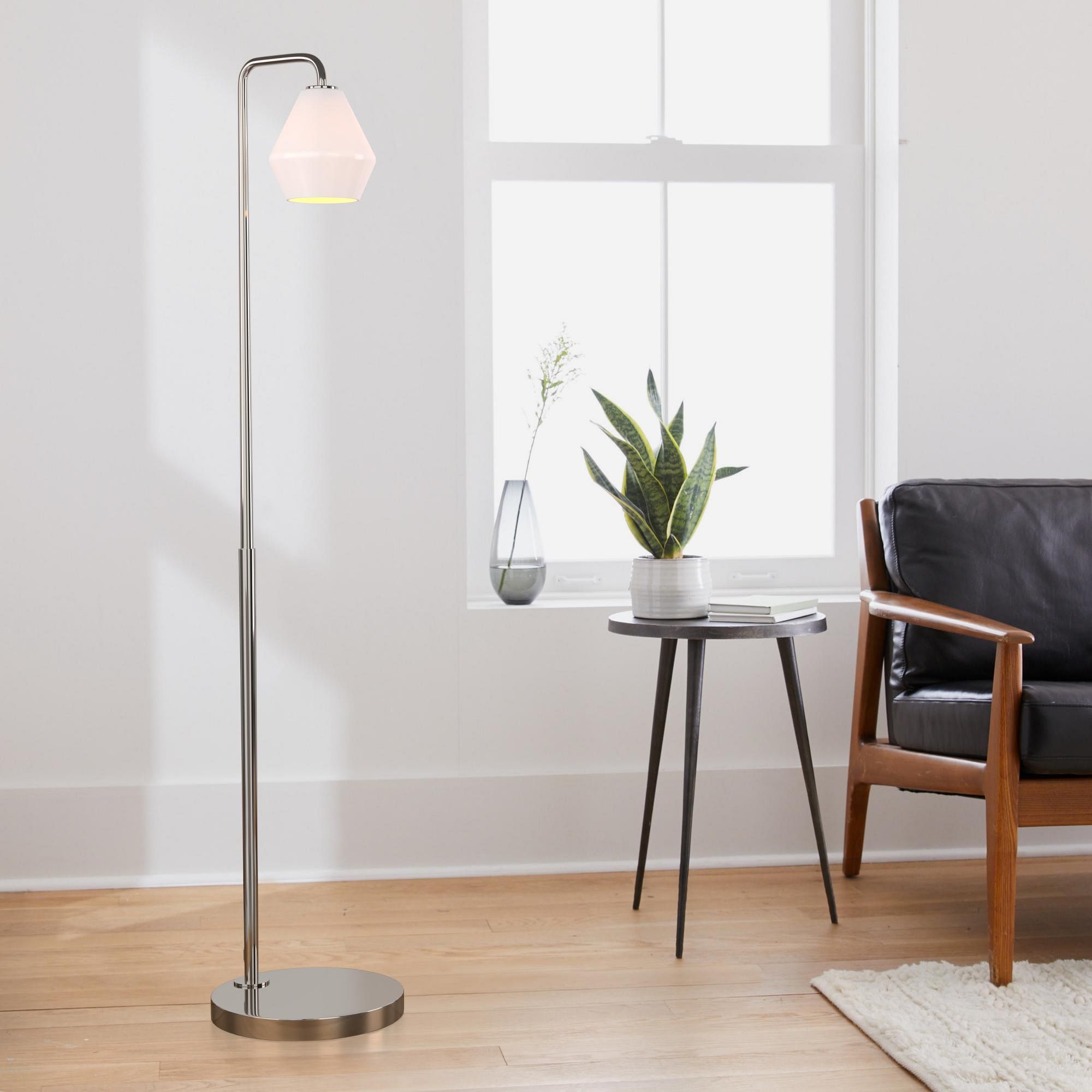 Sculptural Glass Geo Floor Lamp | West Elm