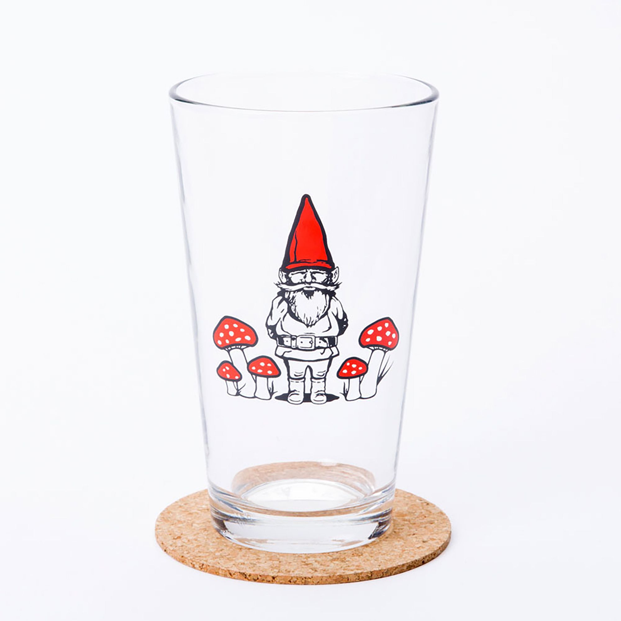 Bee Pint Glass Black