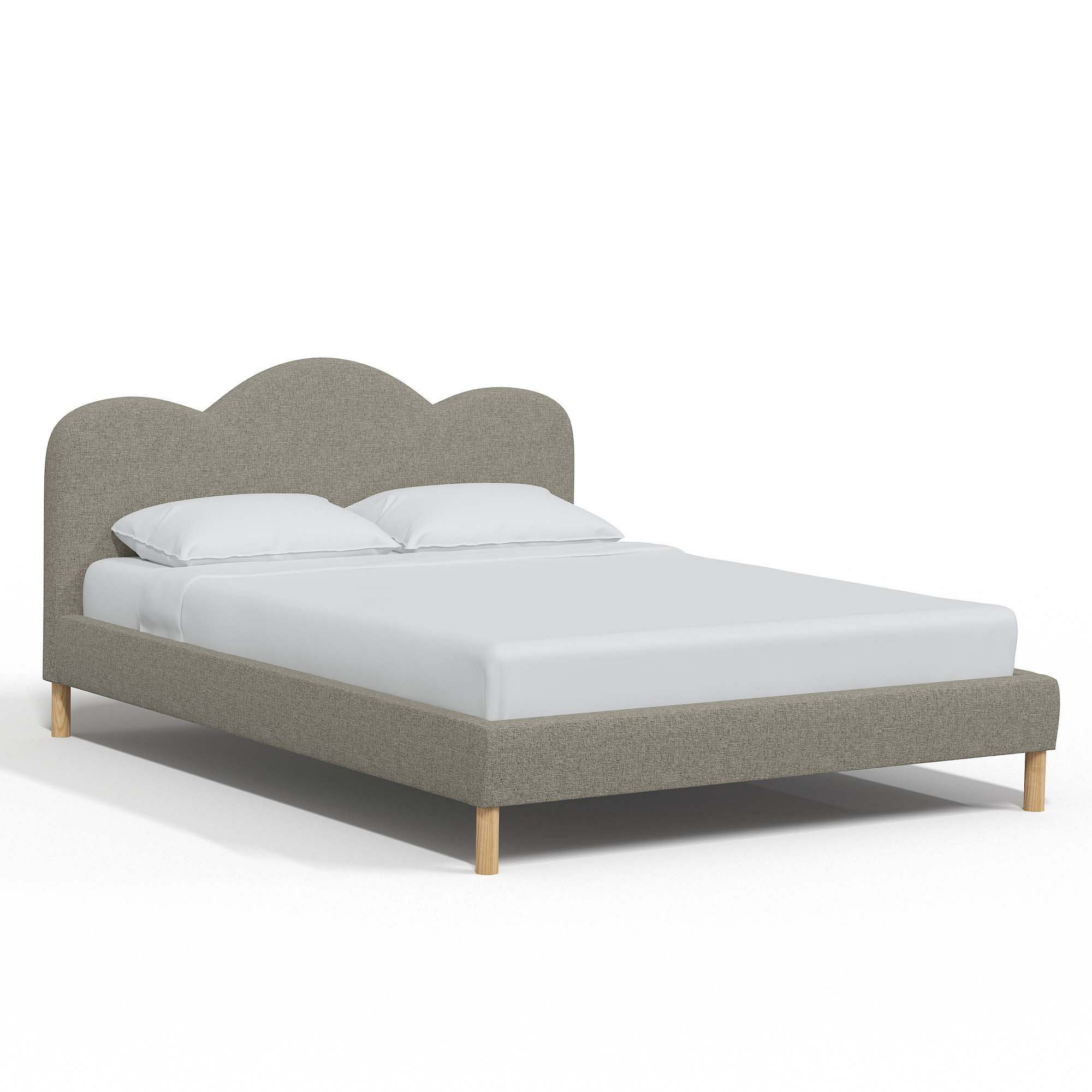 Jackie Scalloped Platform Bed | West Elm