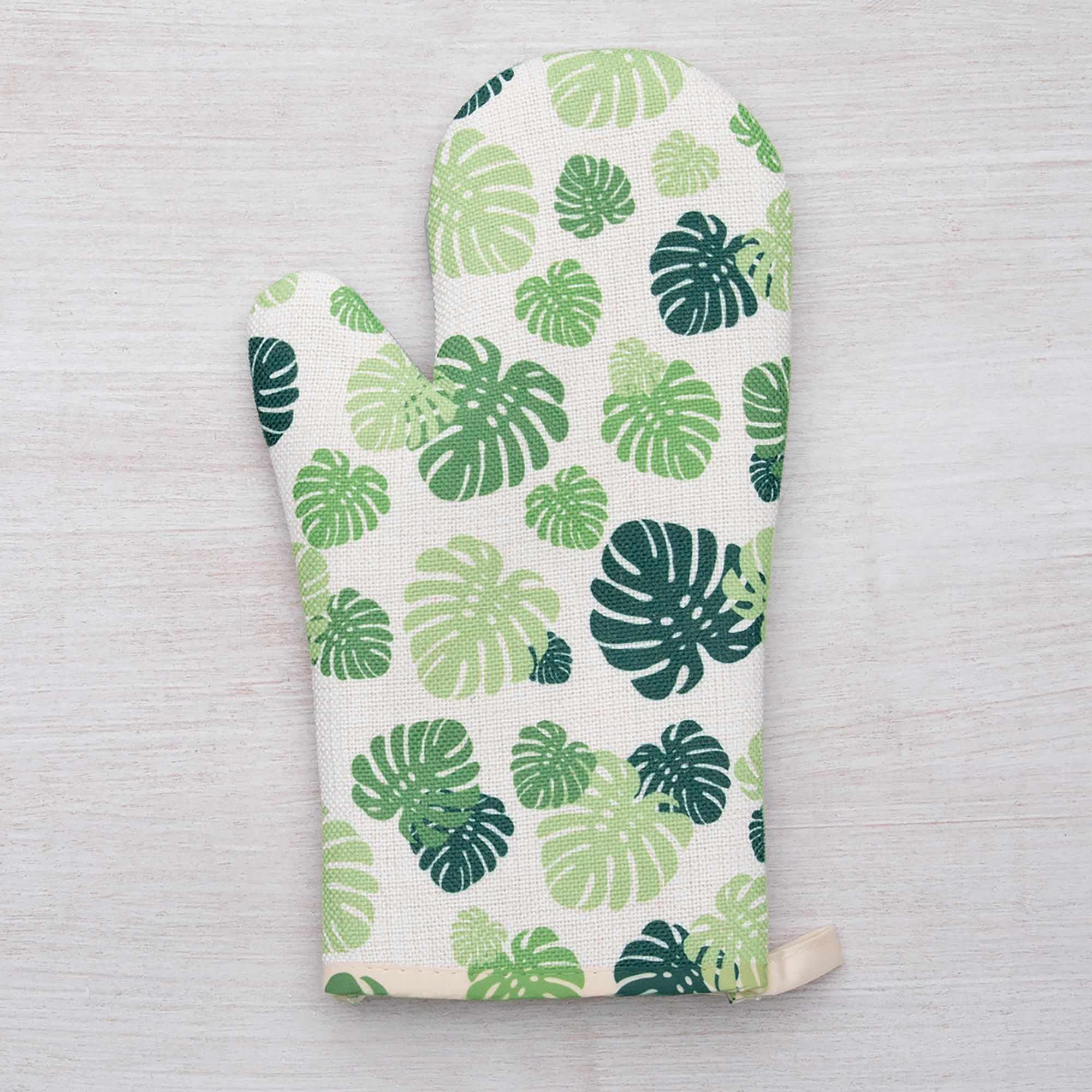 Counter Couture Monstera Oven Mitt & Pot Holder | West Elm