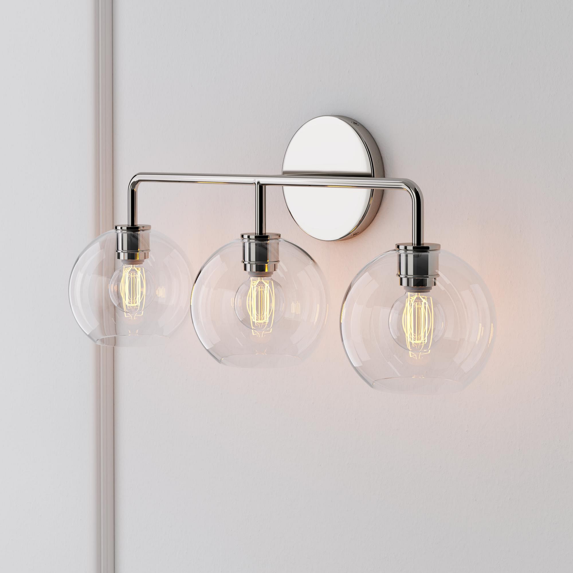 Sculptural 3-Light Globe Sconce | West Elm