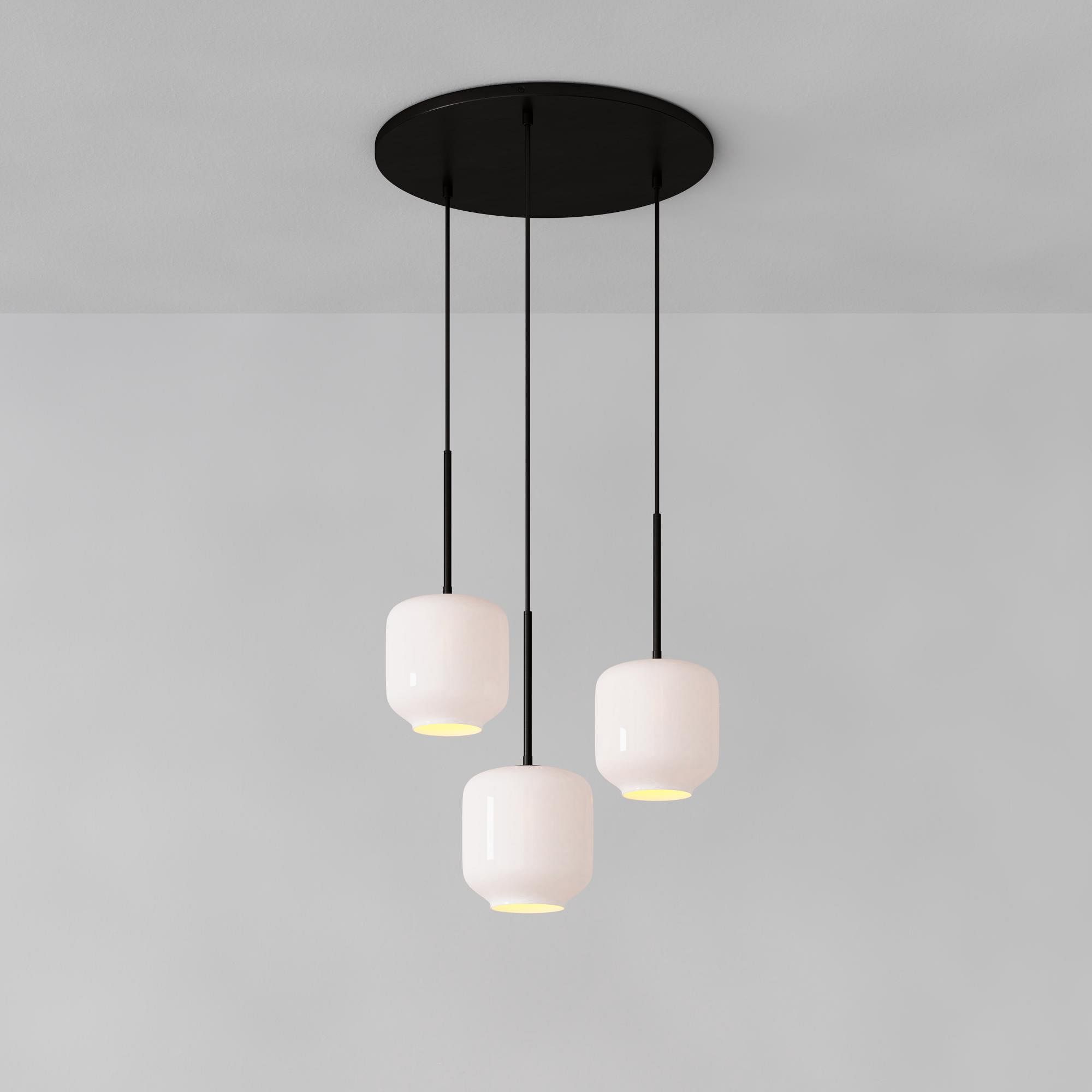 Sculptural 3-Light Pebble Chandelier | West Elm