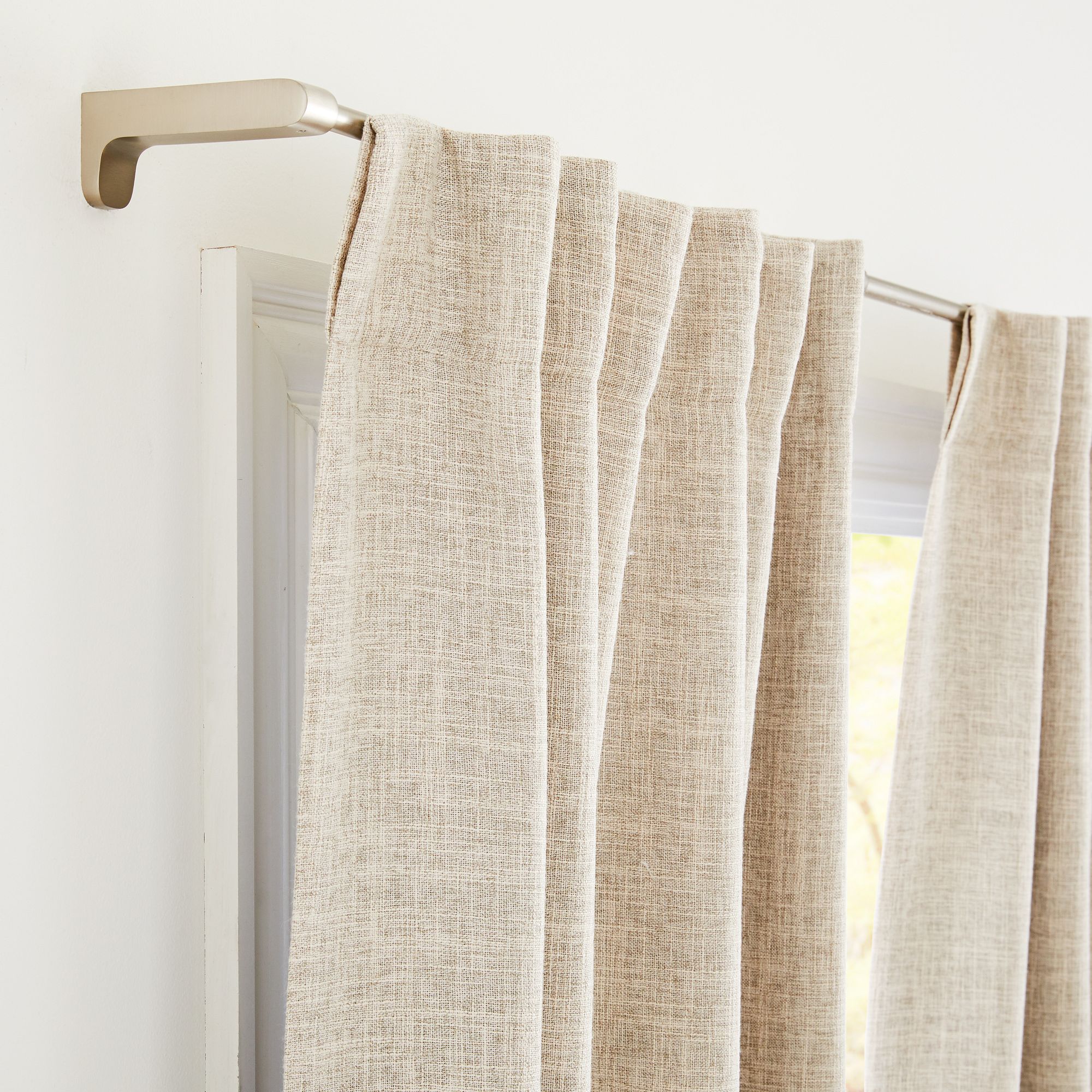 Crossweave Curtain | West Elm