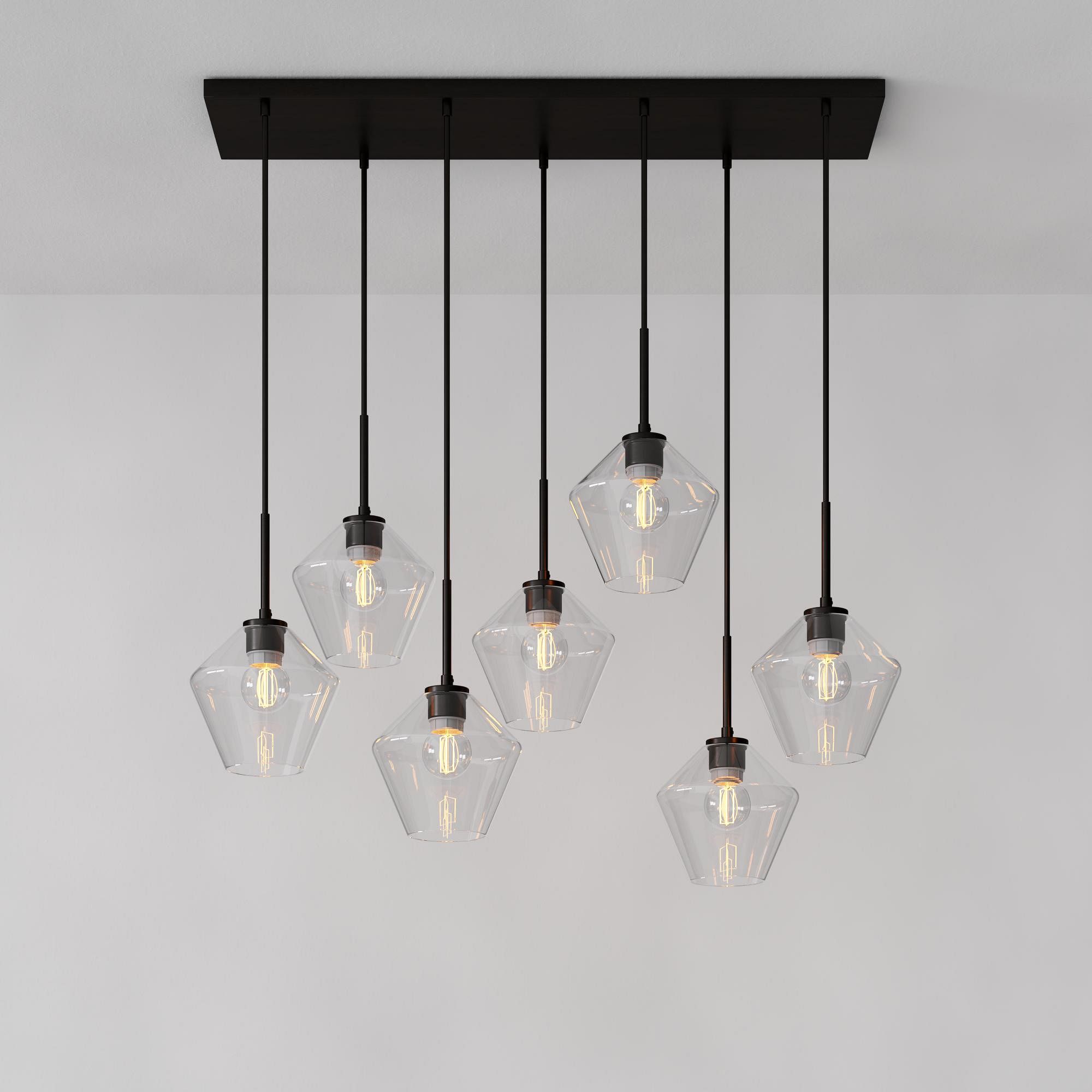 Sculptural 7-Light Geo Chandelier | West Elm