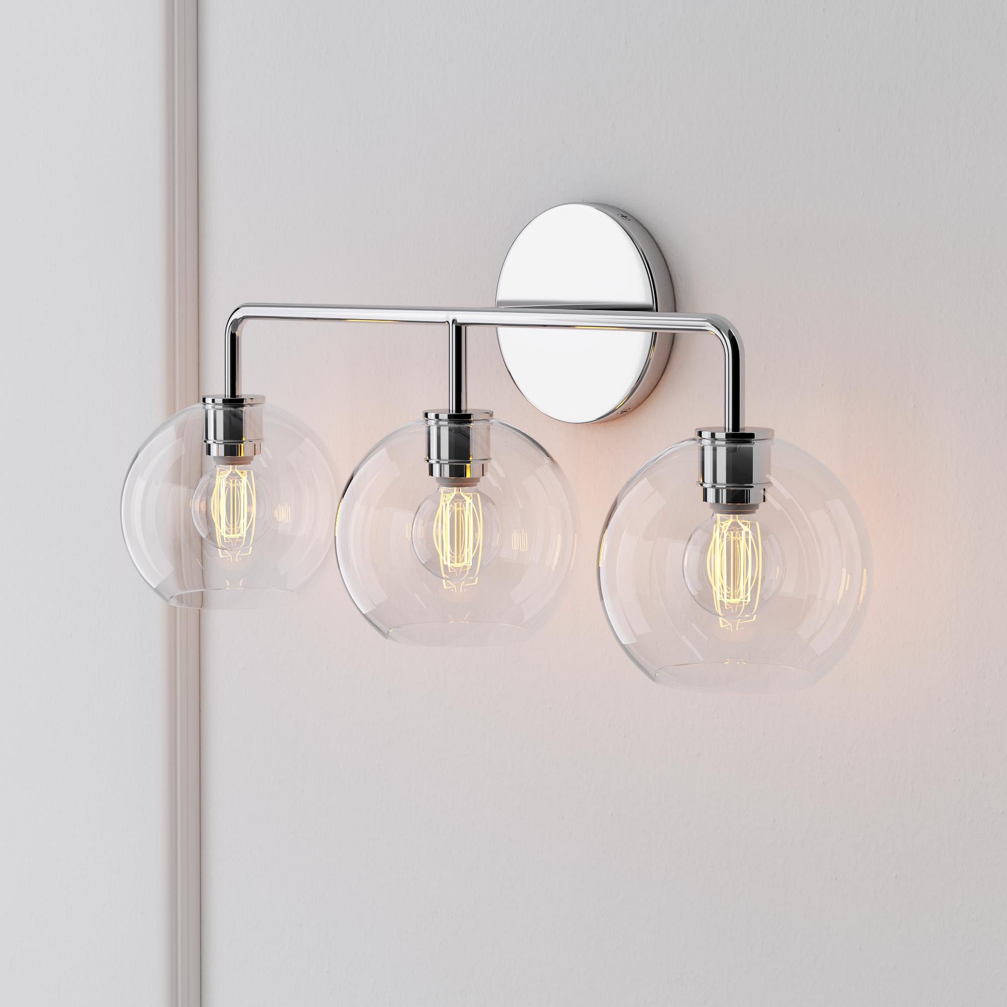 Sculptural 3-Light Globe Sconce | West Elm