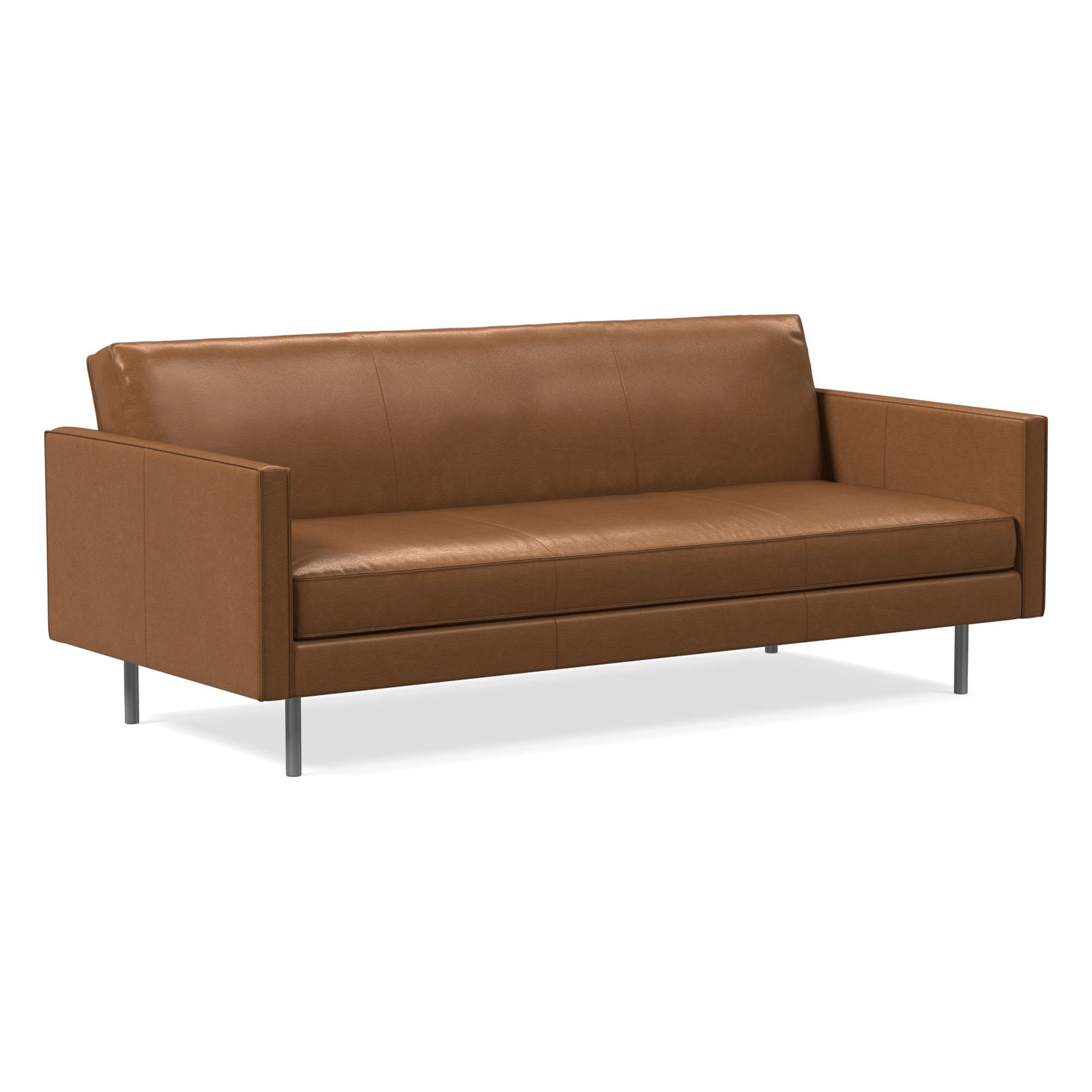 Axel Full Leather Futon (82.5") | West Elm