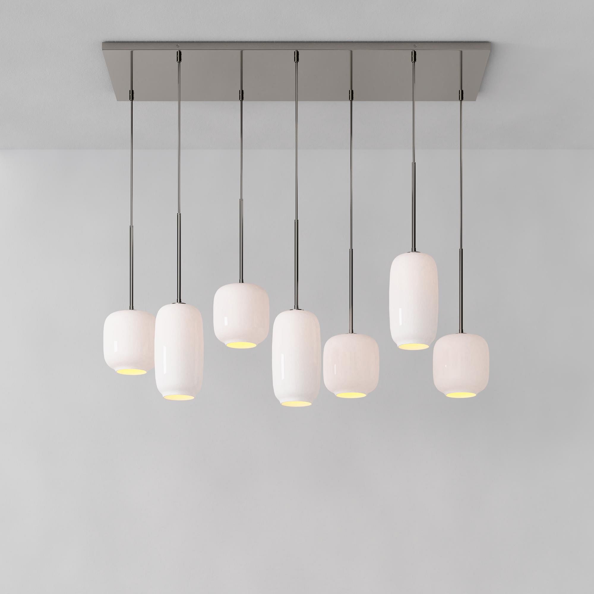 Sculptural 7-Light Pebble Chandelier | West Elm