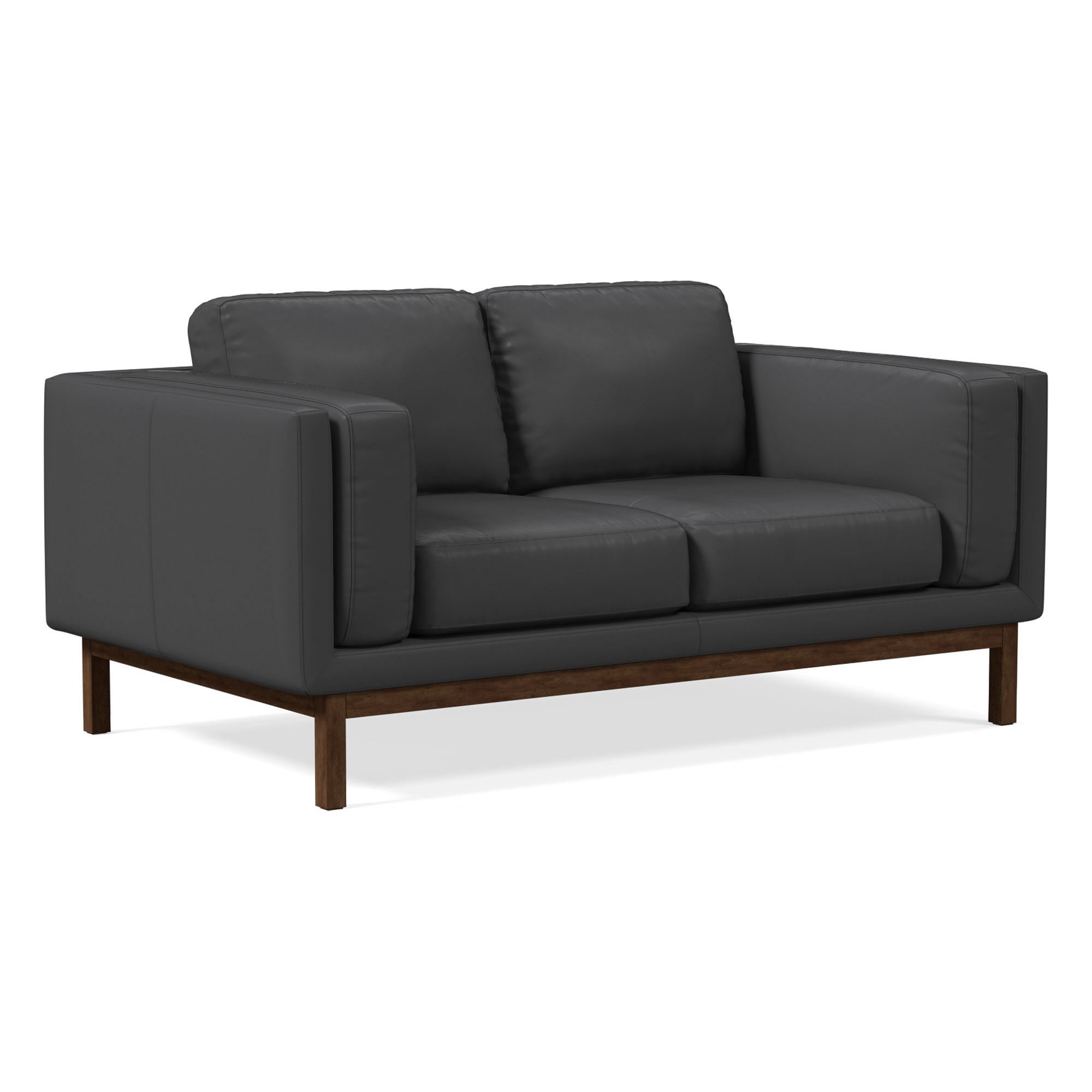 Dekalb Leather Sofa (68"–96") | West Elm