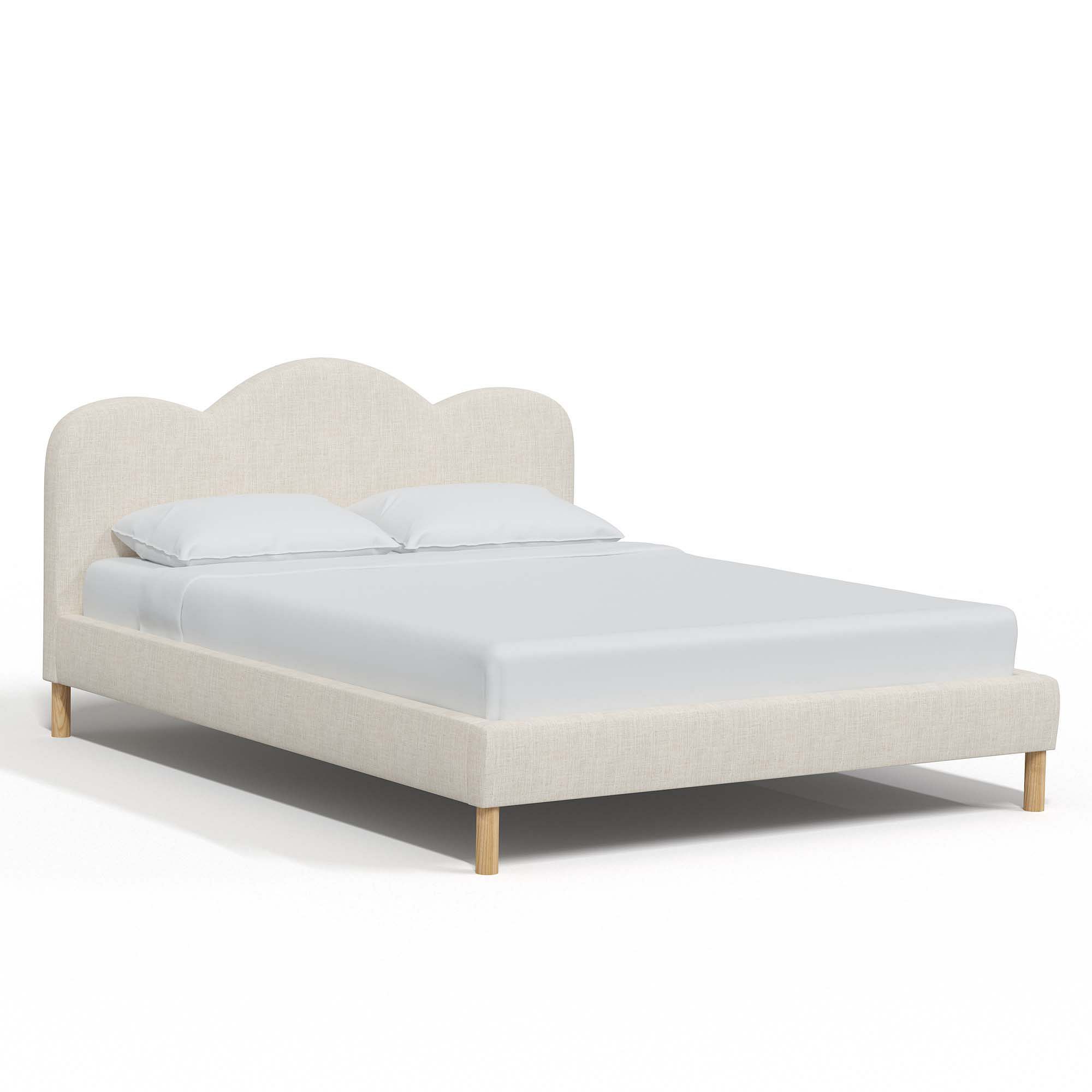 Jackie Scalloped Platform Bed | West Elm