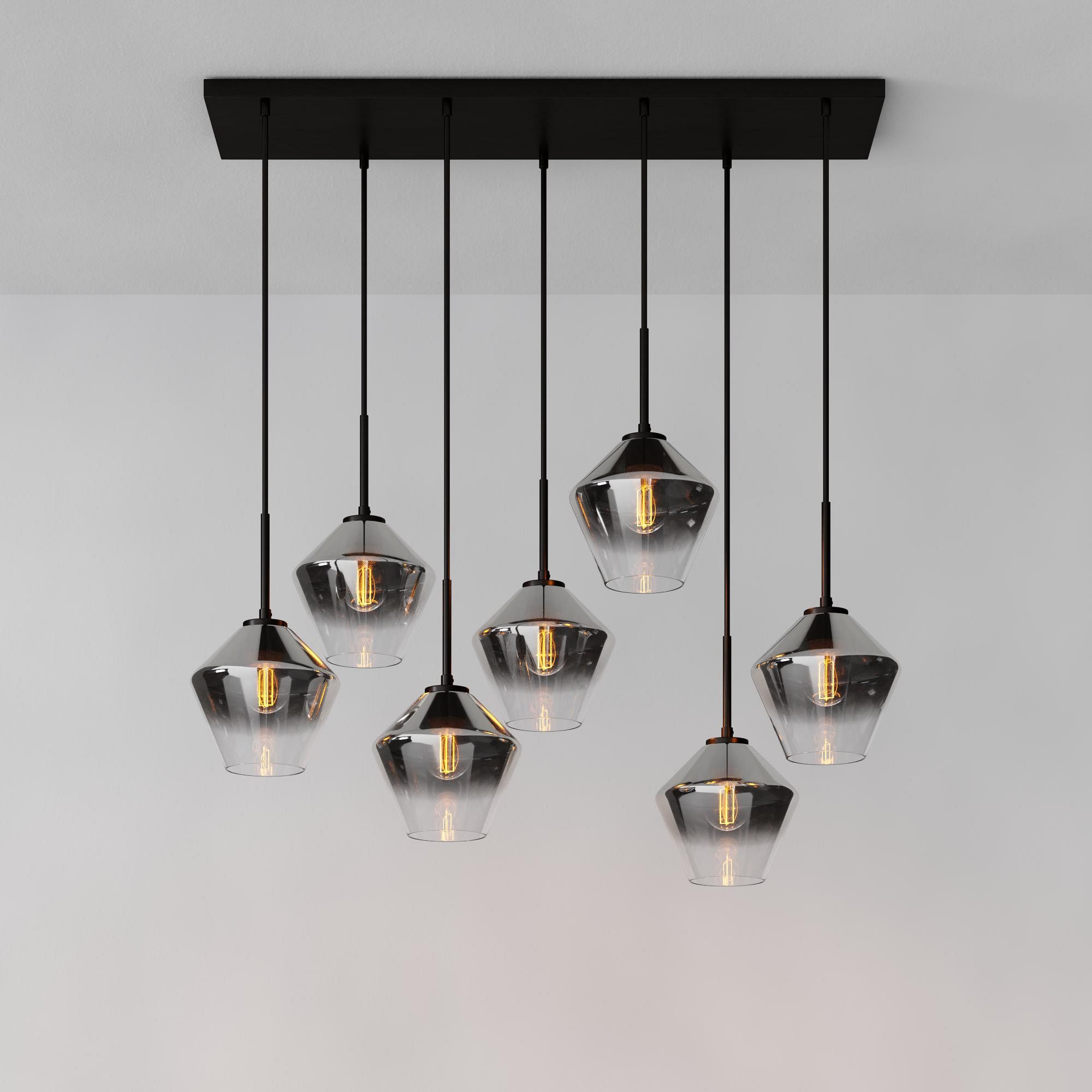 Sculptural 7-Light Geo Chandelier | West Elm