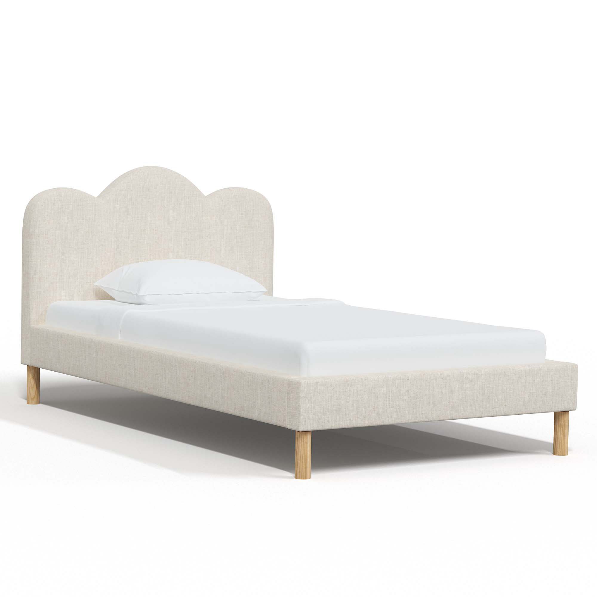 Jackie Scalloped Platform Bed | West Elm