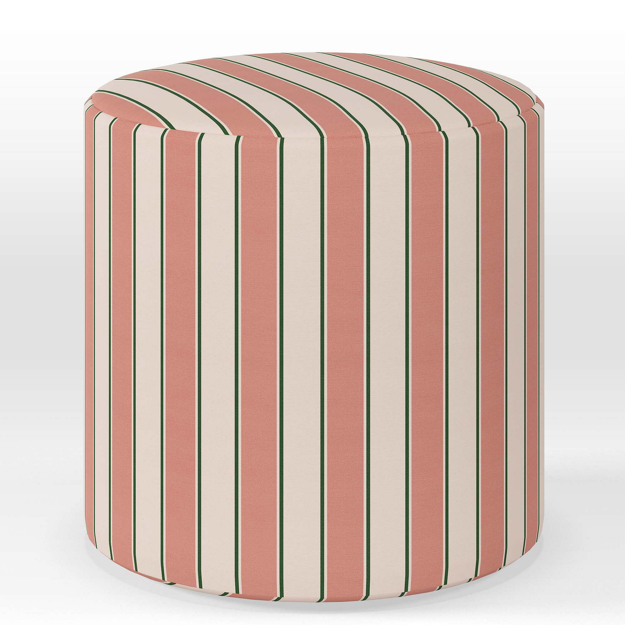 Tambor Round Ottoman | West Elm