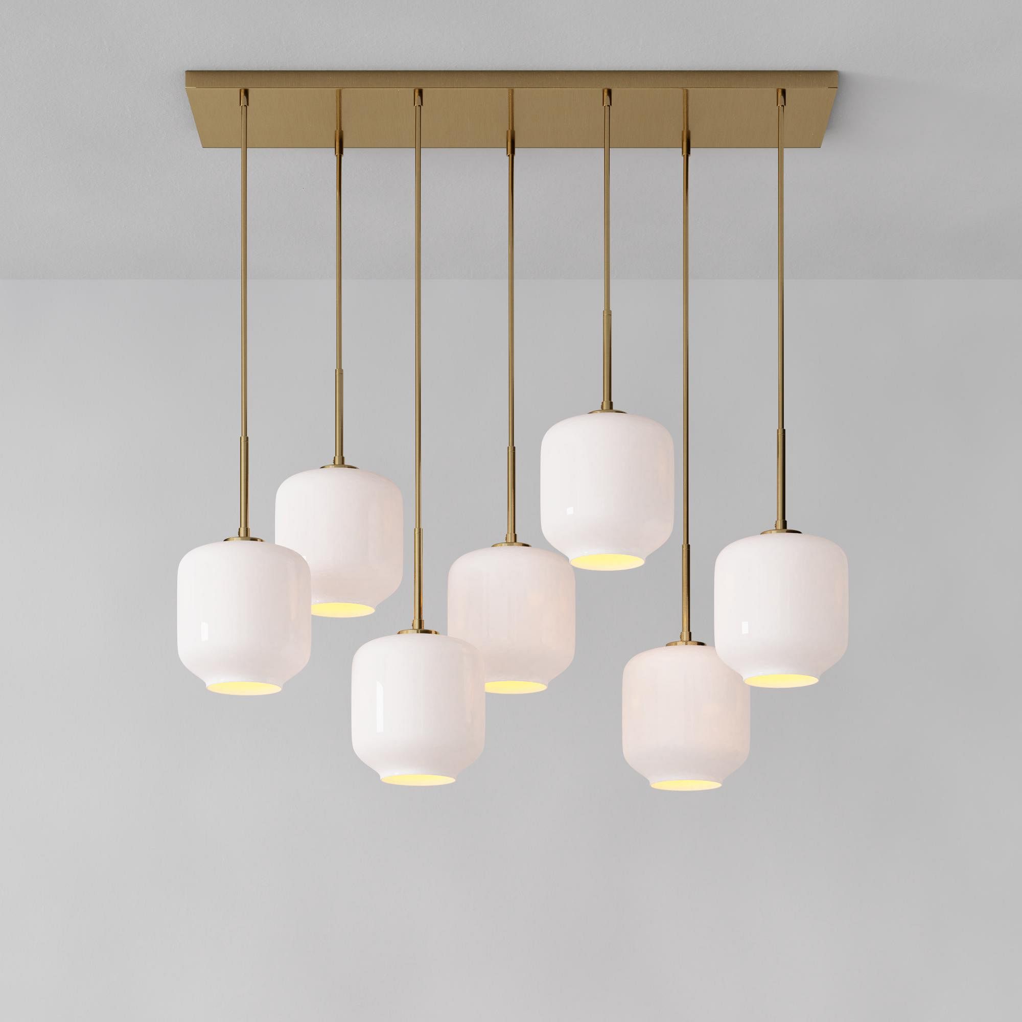 Sculptural 7-Light Pebble Chandelier | West Elm