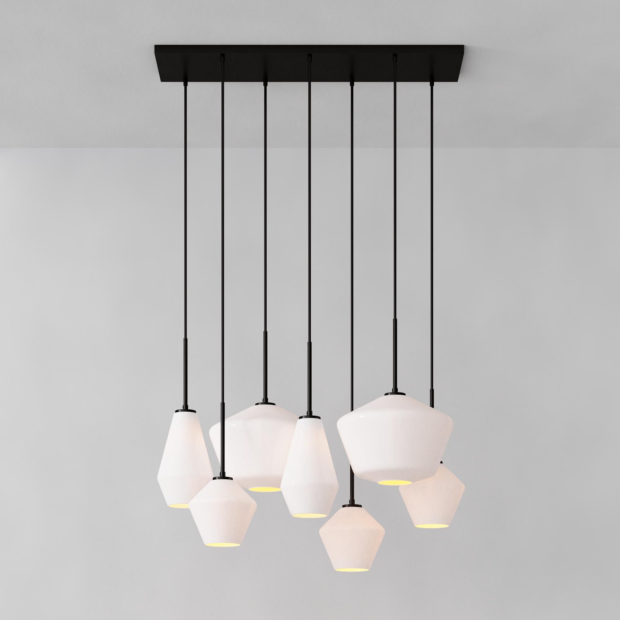 Sculptural 7-Light Geo Chandelier | West Elm