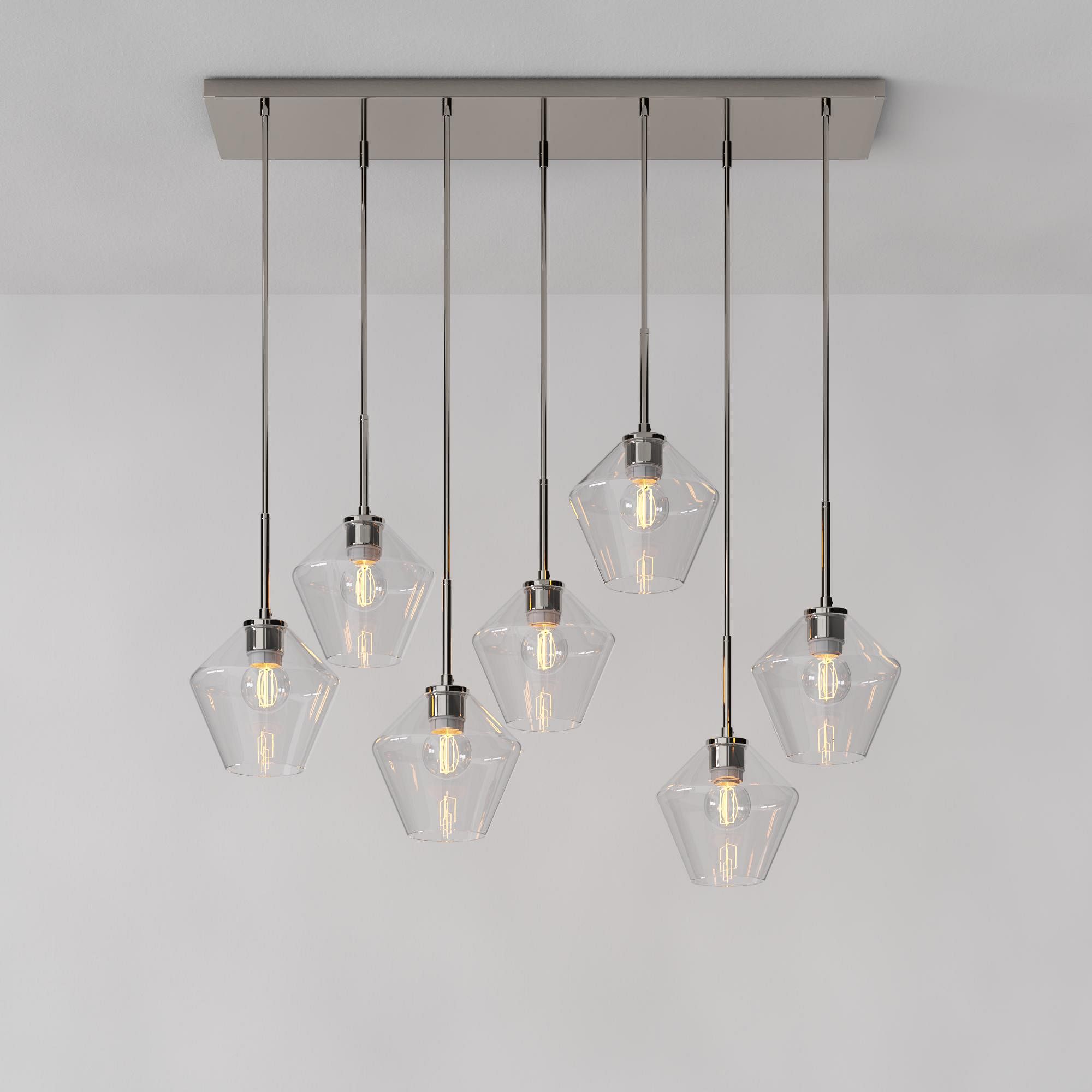 Sculptural 7-Light Geo Chandelier | West Elm