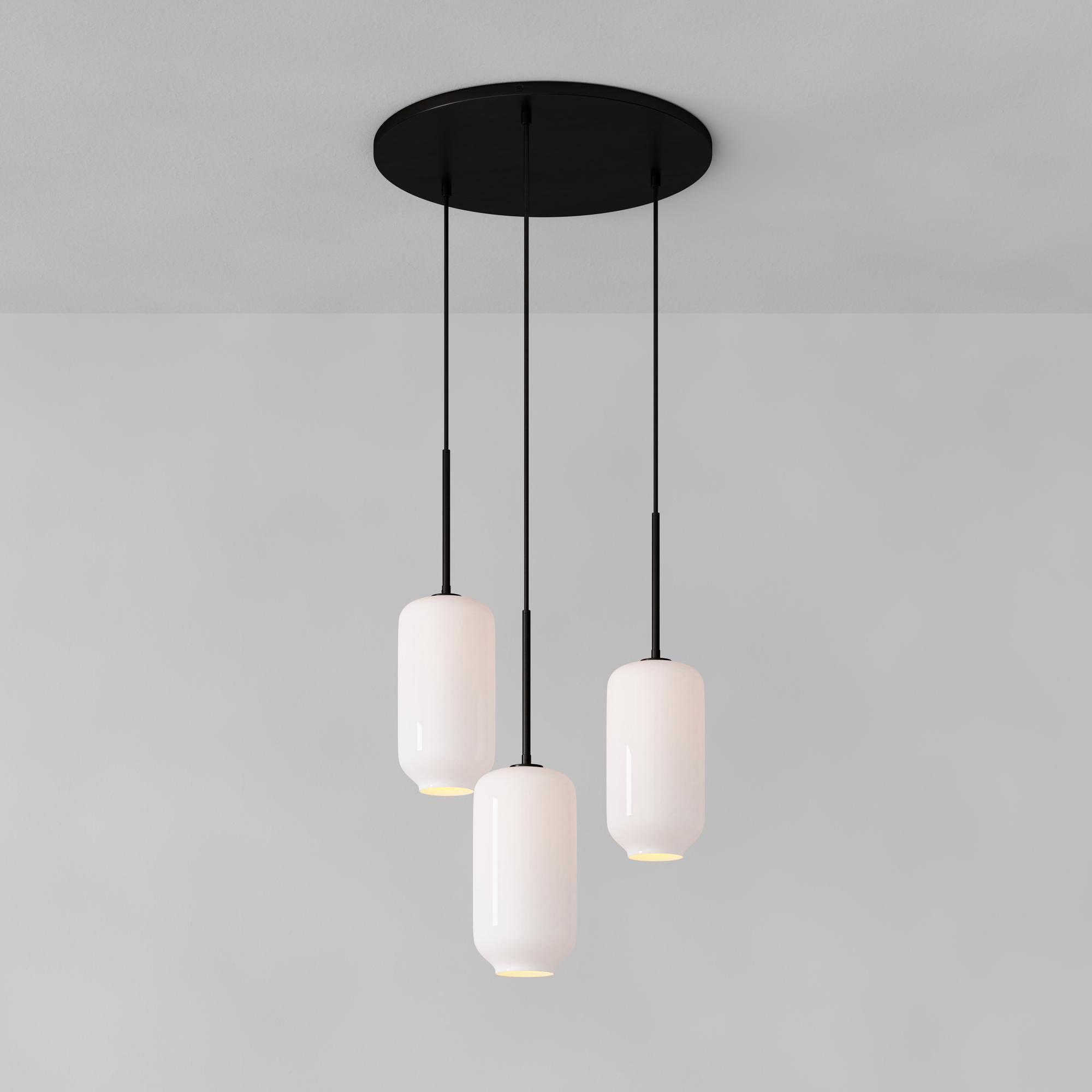 Sculptural 3-Light Pebble Chandelier | West Elm