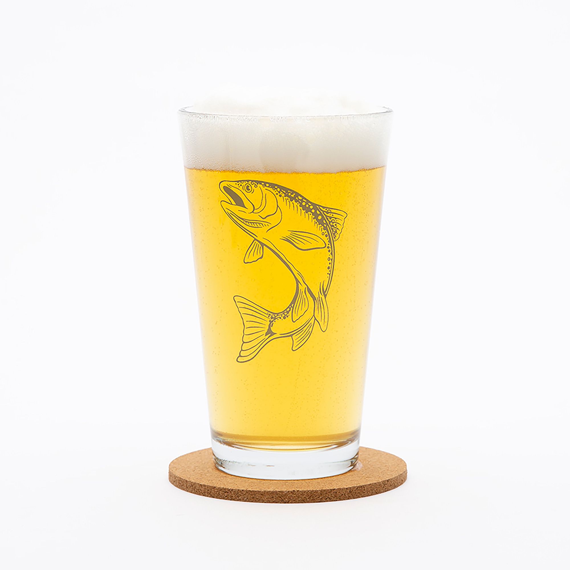 Bee Pint Glass Black