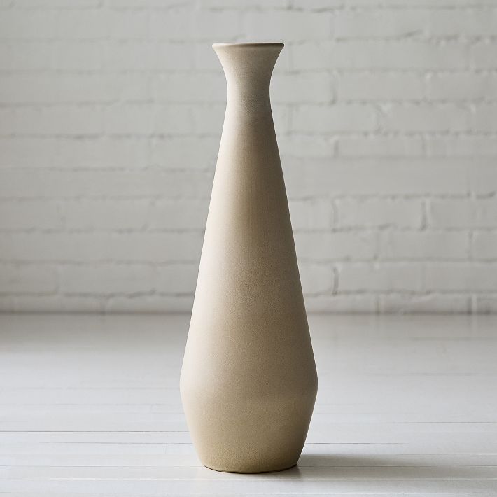 West Elm Glazed Ceramic Floor Vases