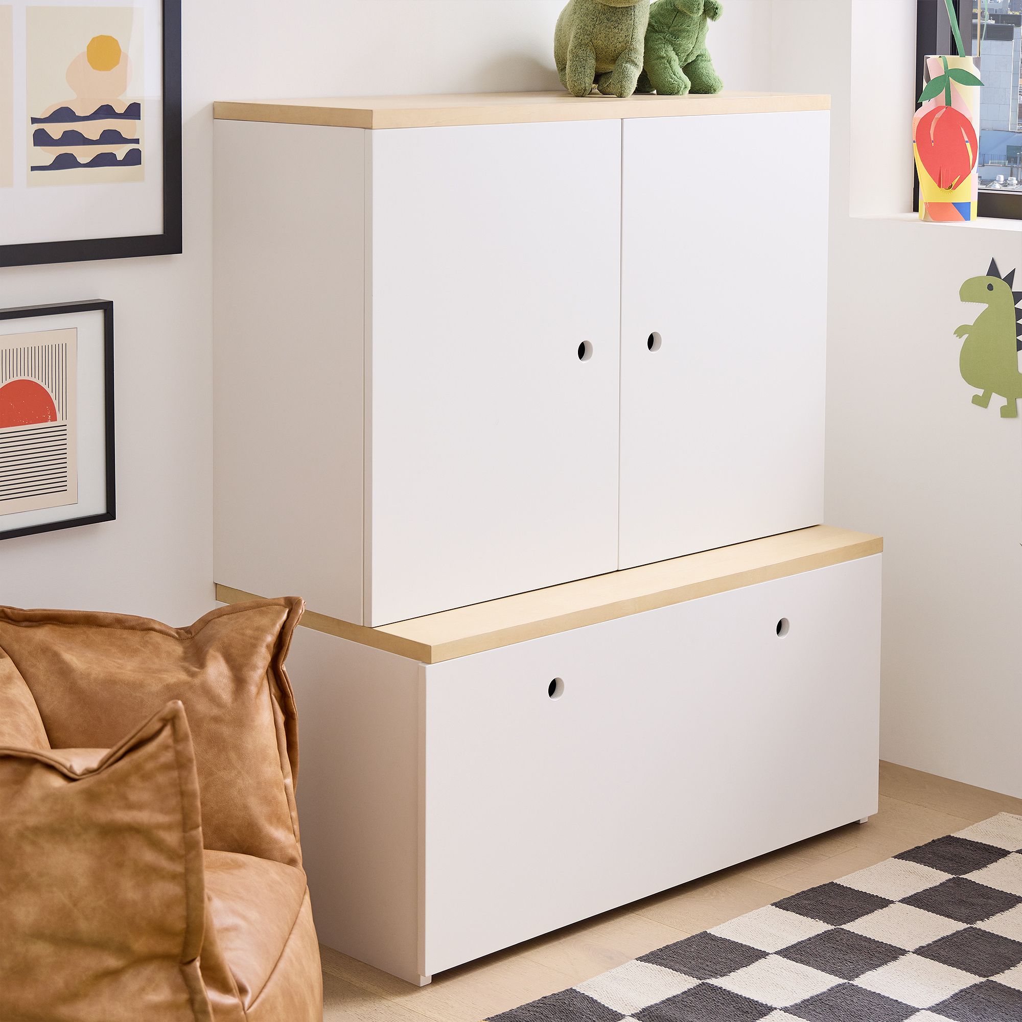 Ziggy Bookshelf & Storage Set | West Elm