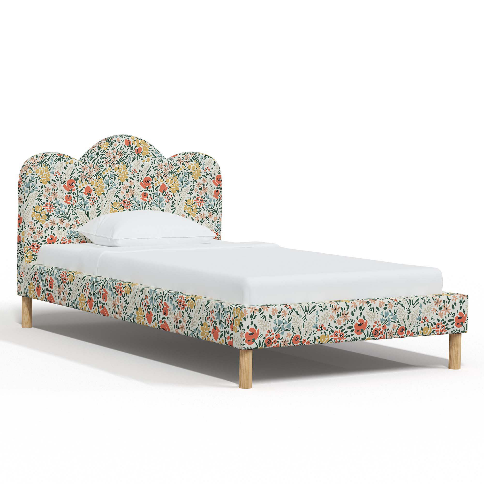 Jackie Scalloped Platform Bed | West Elm