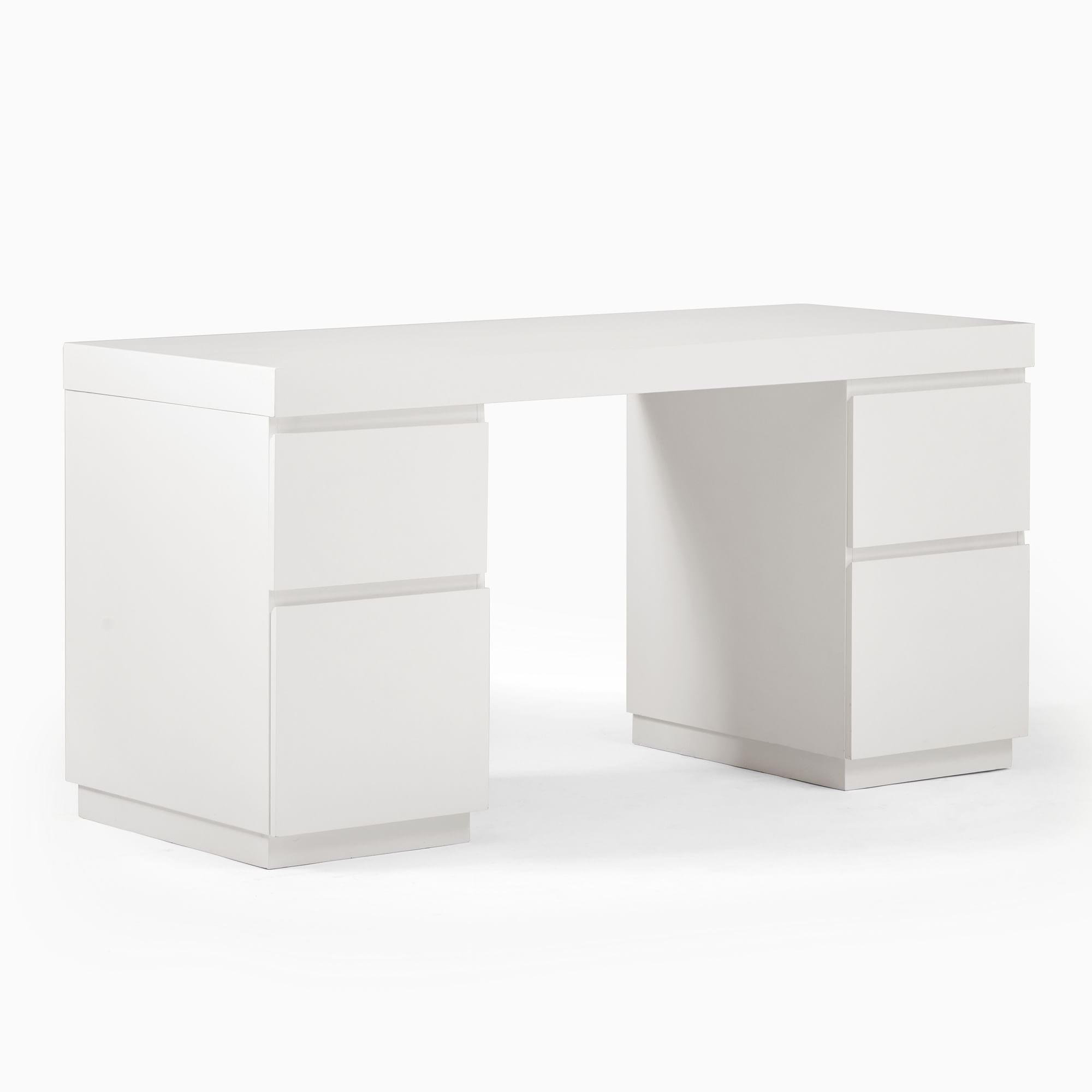 Parsons File Cabinet Desk & Finley Office Chair Set | West Elm