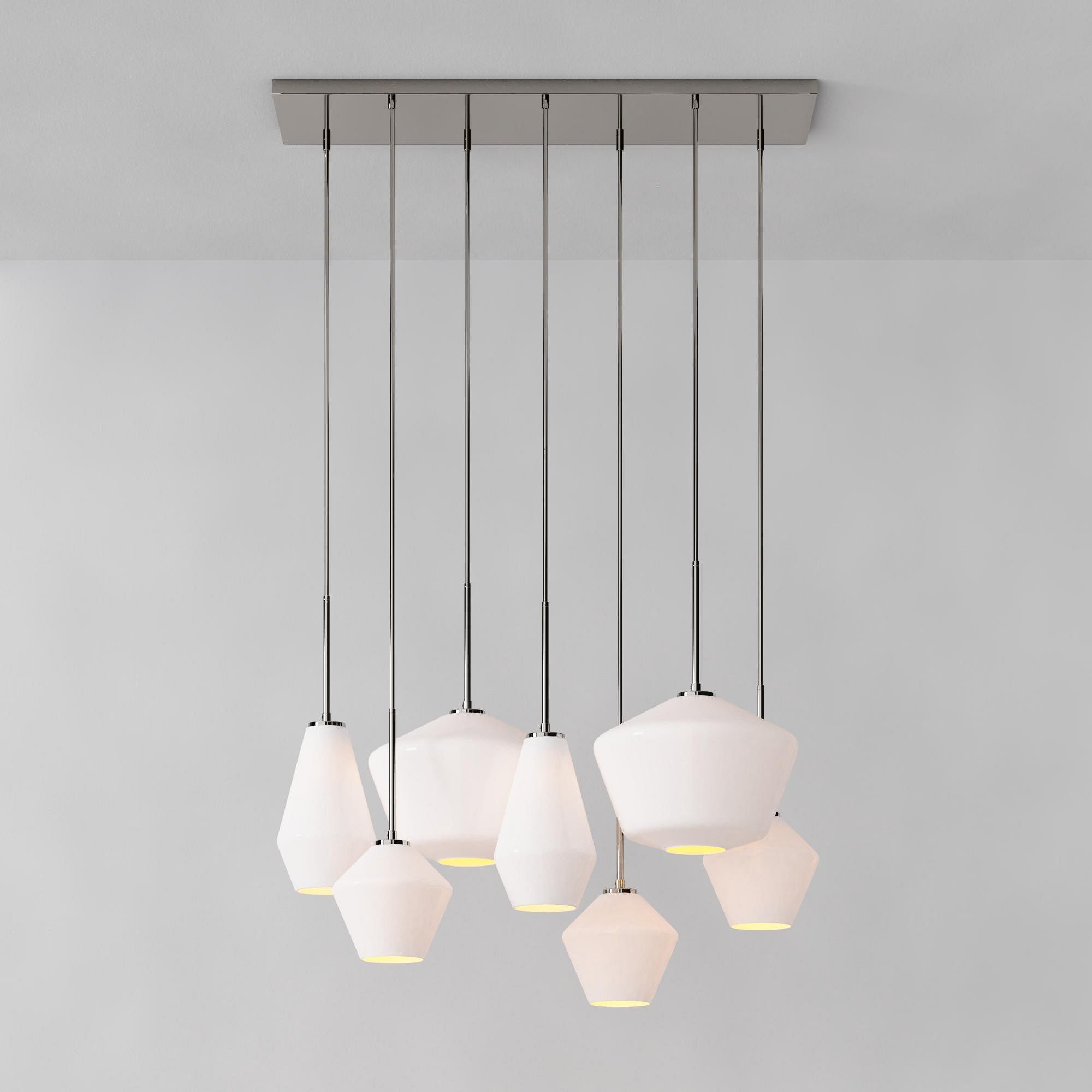 Sculptural 7-Light Geo Chandelier | West Elm