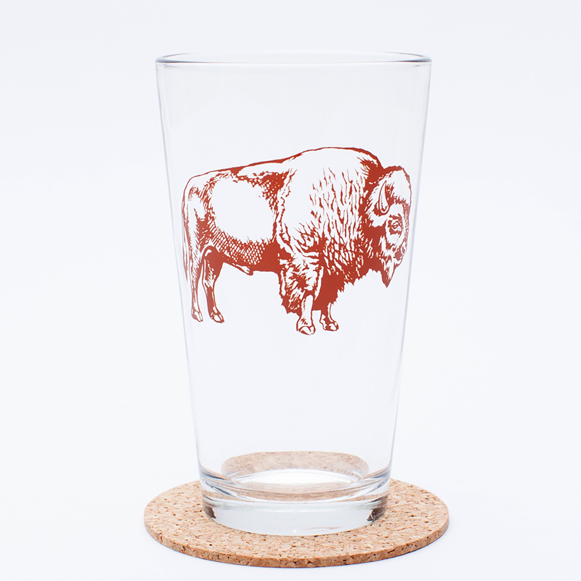 Bee Pint Glass Black