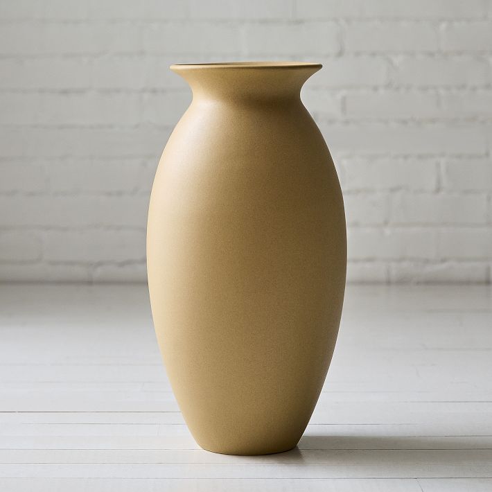 West Elm Glazed Ceramic Floor Vases