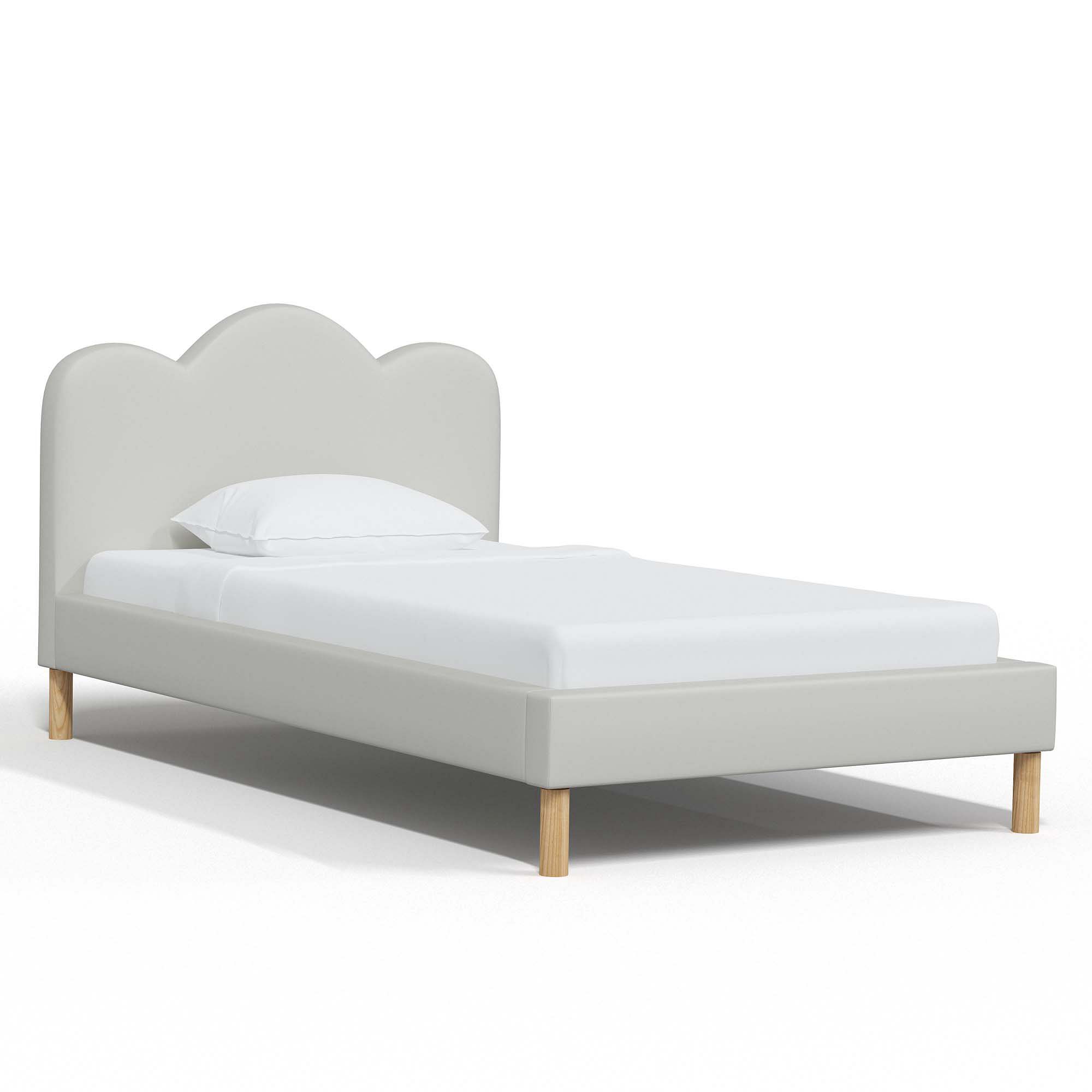 Jackie Scalloped Platform Bed | West Elm