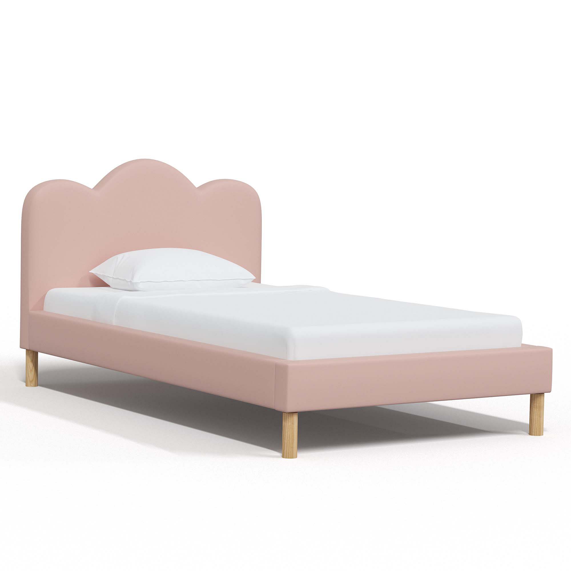 Jackie Scalloped Platform Bed | West Elm