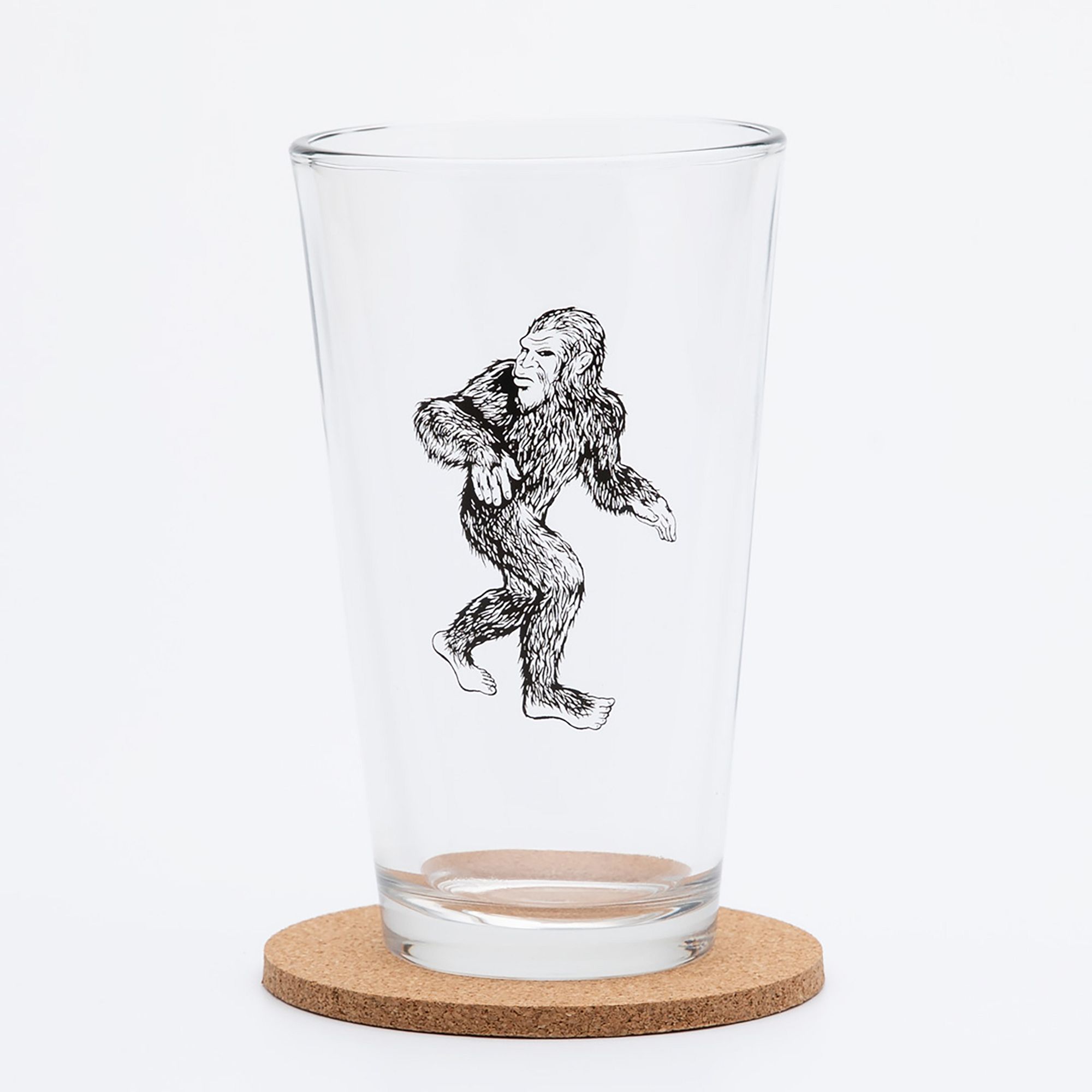 Bee Pint Glass Black