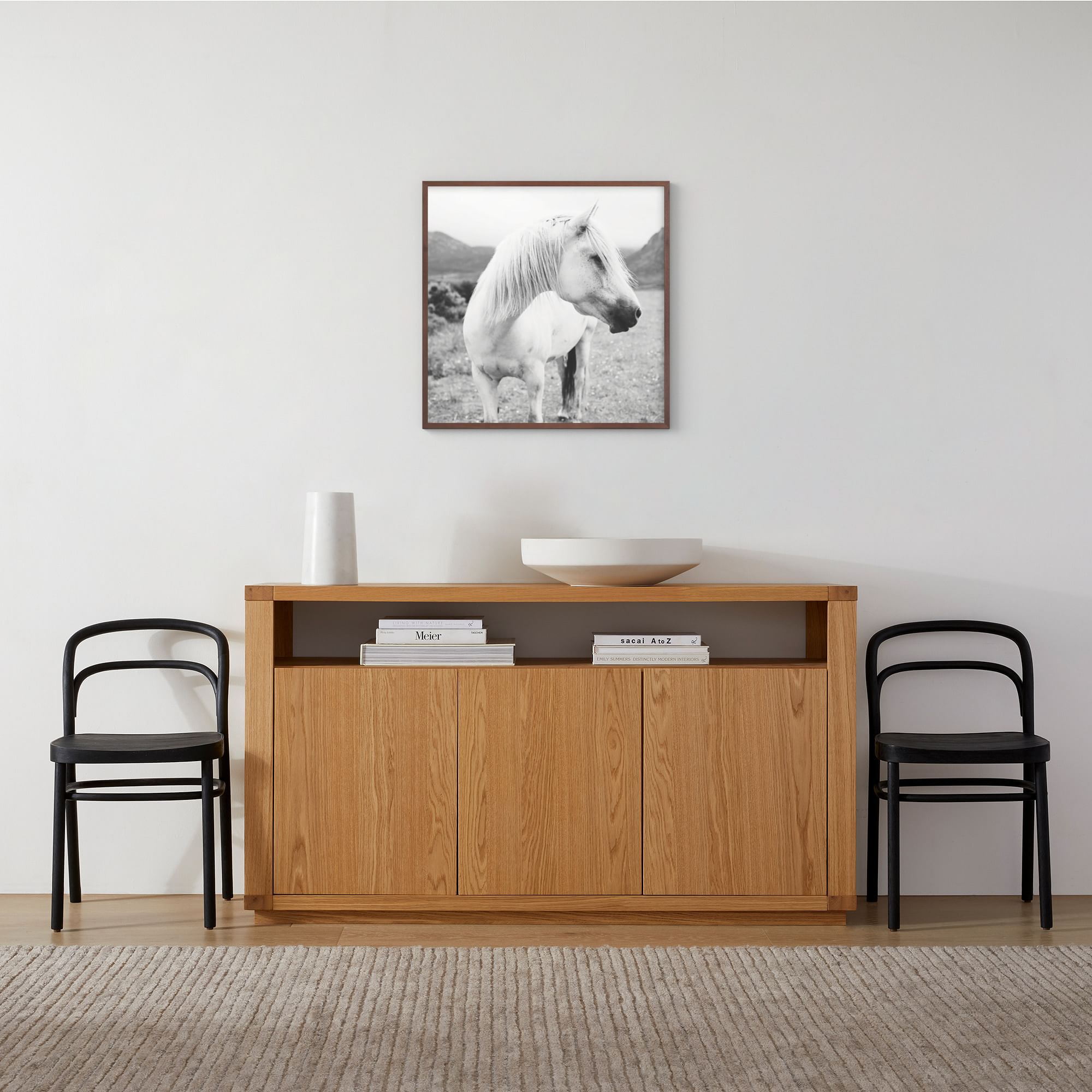 Field Horse Framed Wall Art by Minted for West Elm |