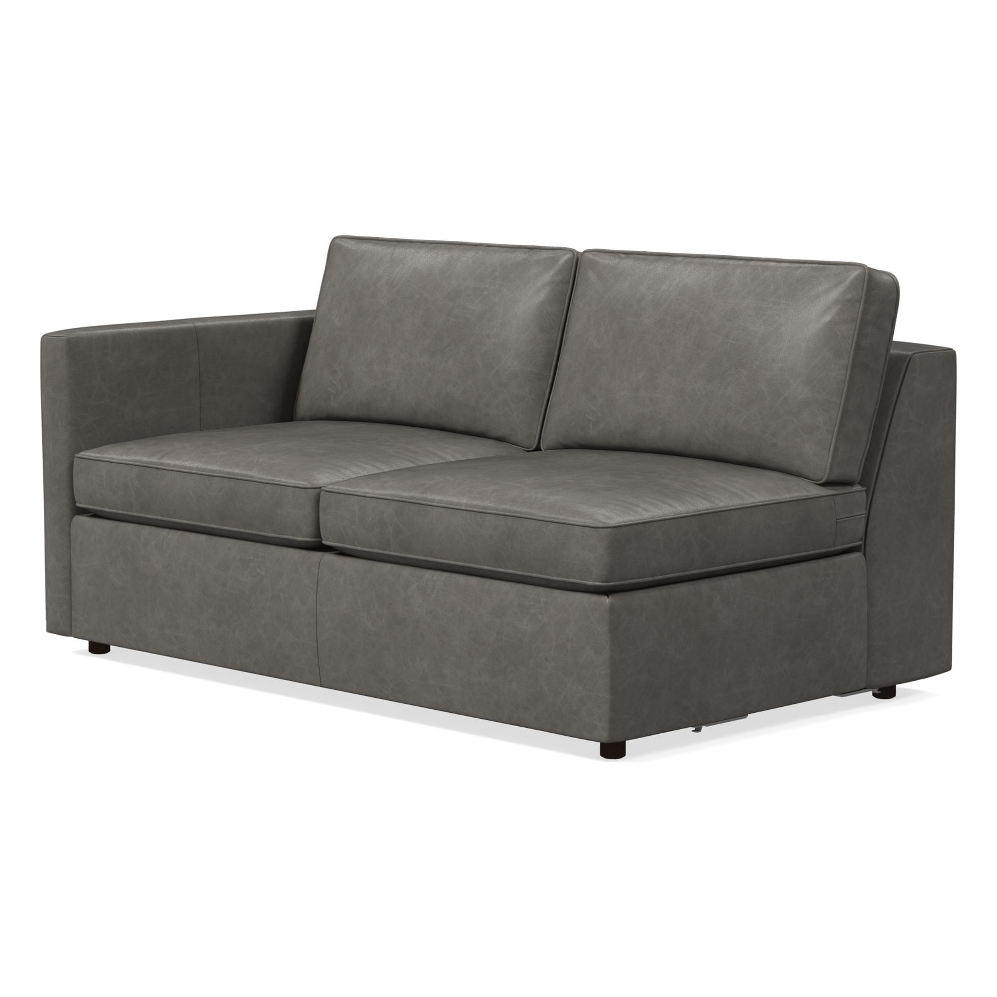 Build Your Own - Harris Leather Sectional | West Elm