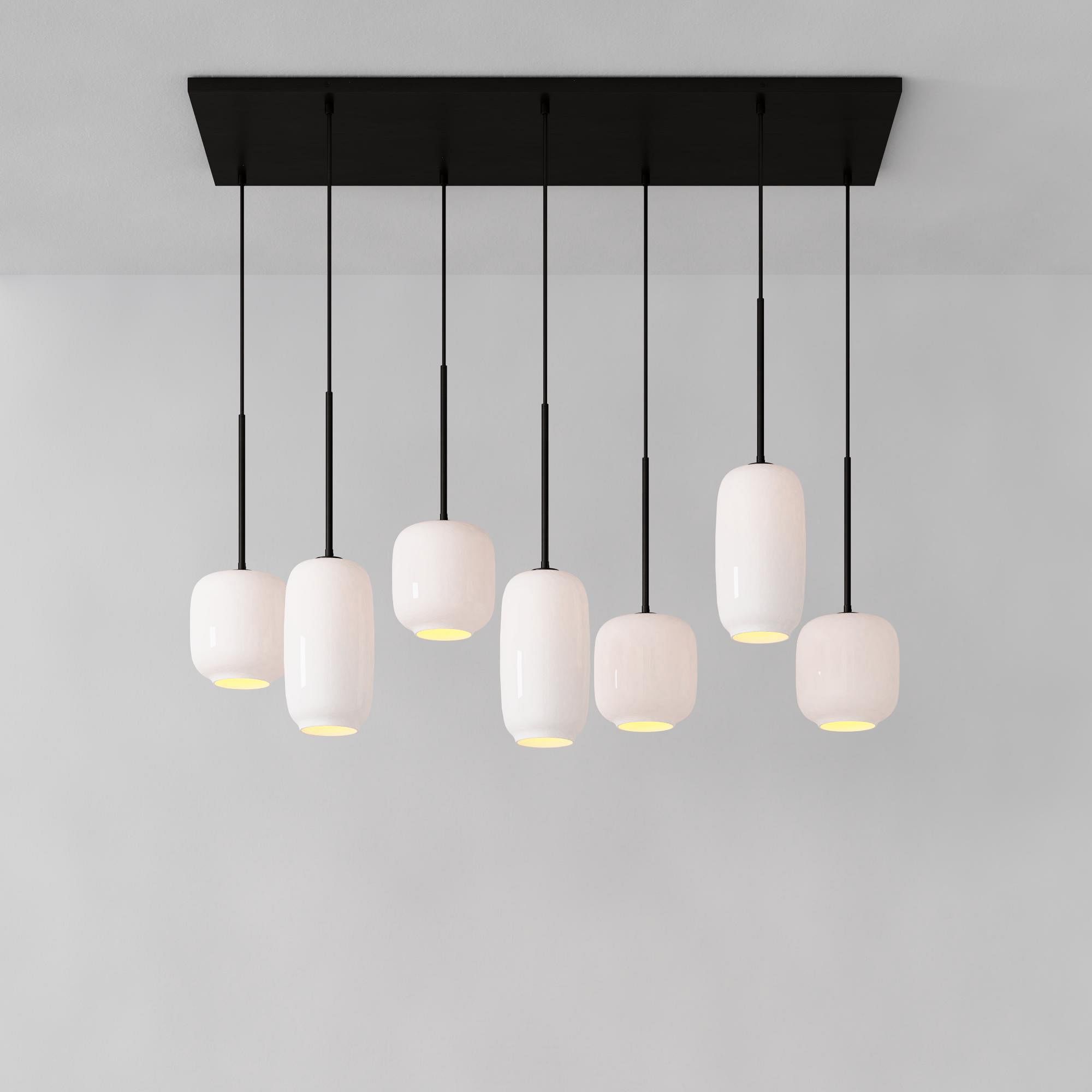 Sculptural 7-Light Pebble Chandelier | West Elm