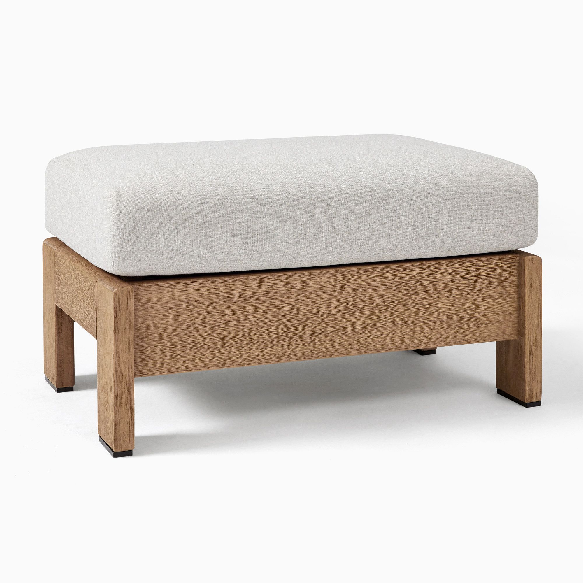 Porto Outdoor Ottoman Replacement Cushion | West Elm