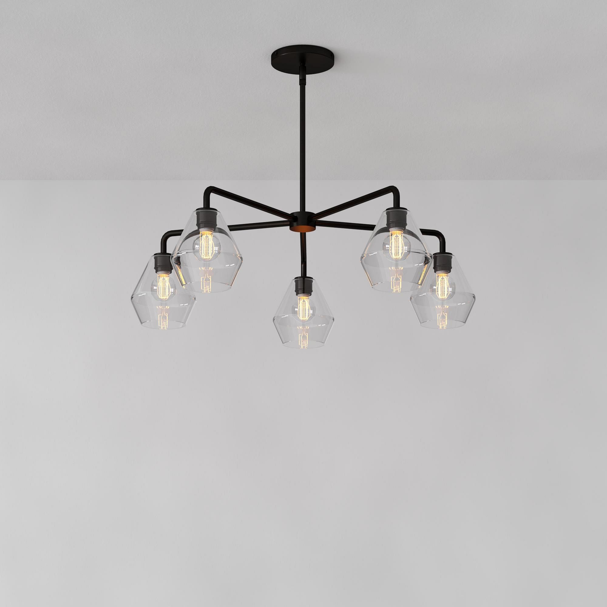 Sculptural -Light Geo Chandelier | West Elm