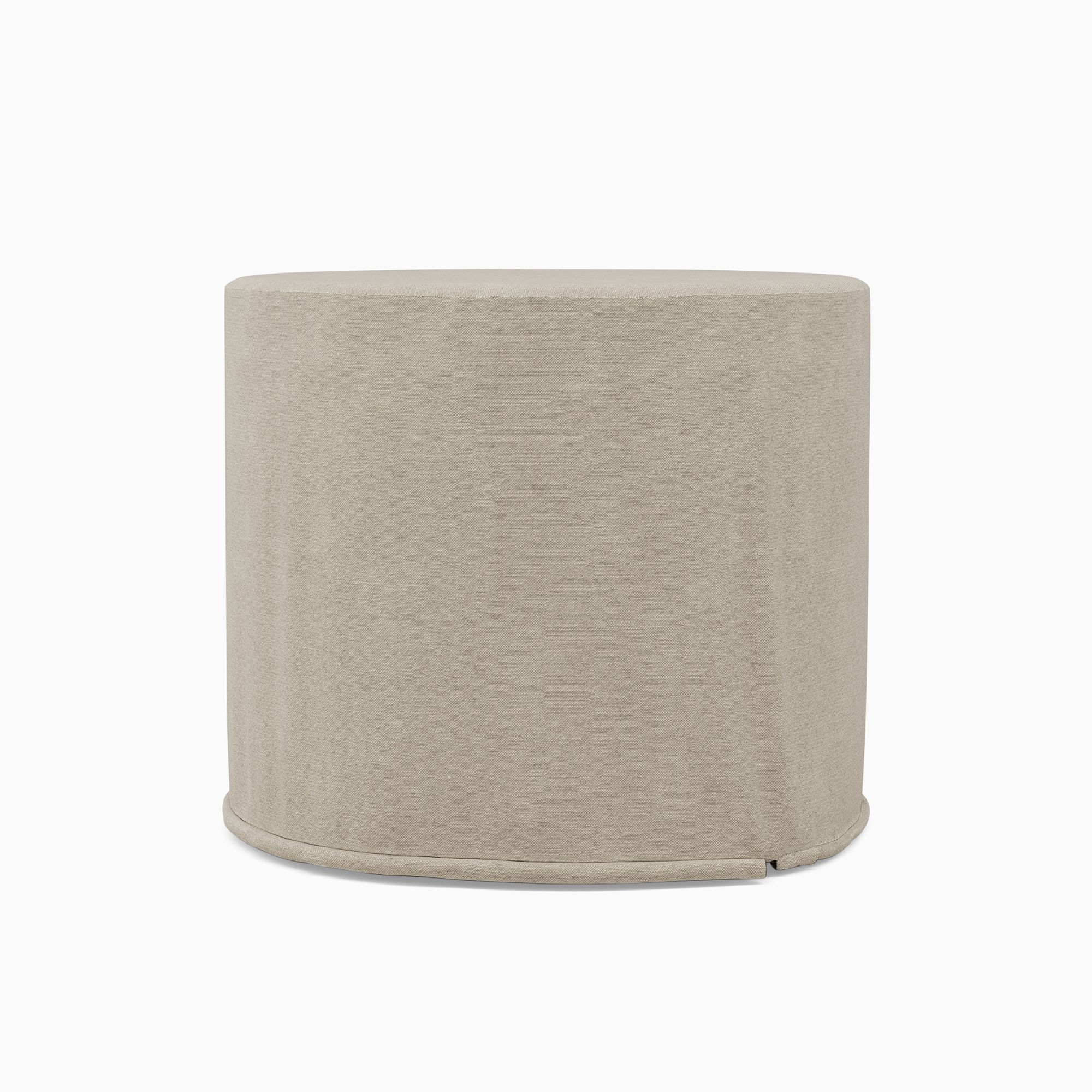 Textured Concrete Outdoor Pedestal Bistro Table Protective Cover | West Elm