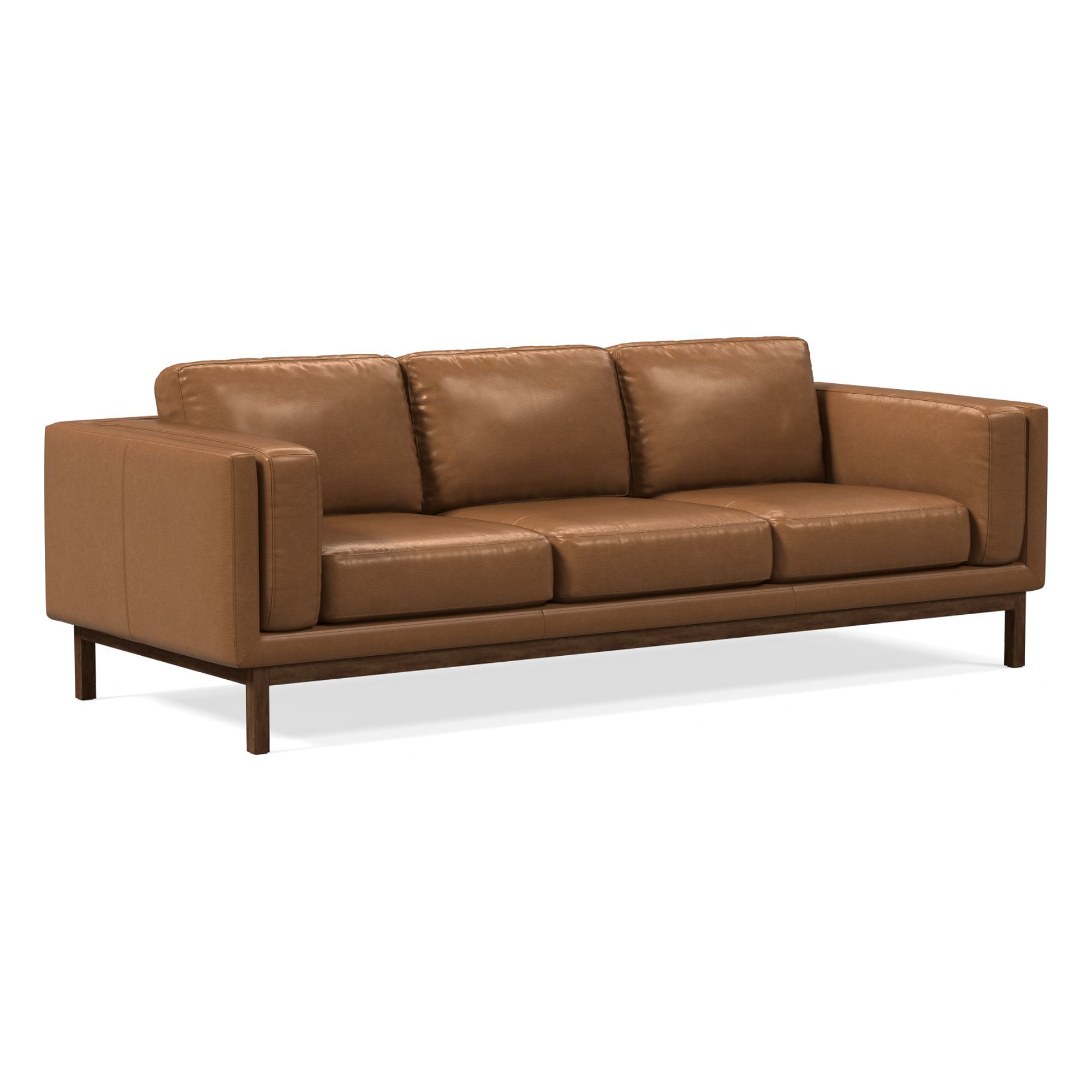 Dekalb Leather Sofa (68"–96") | West Elm