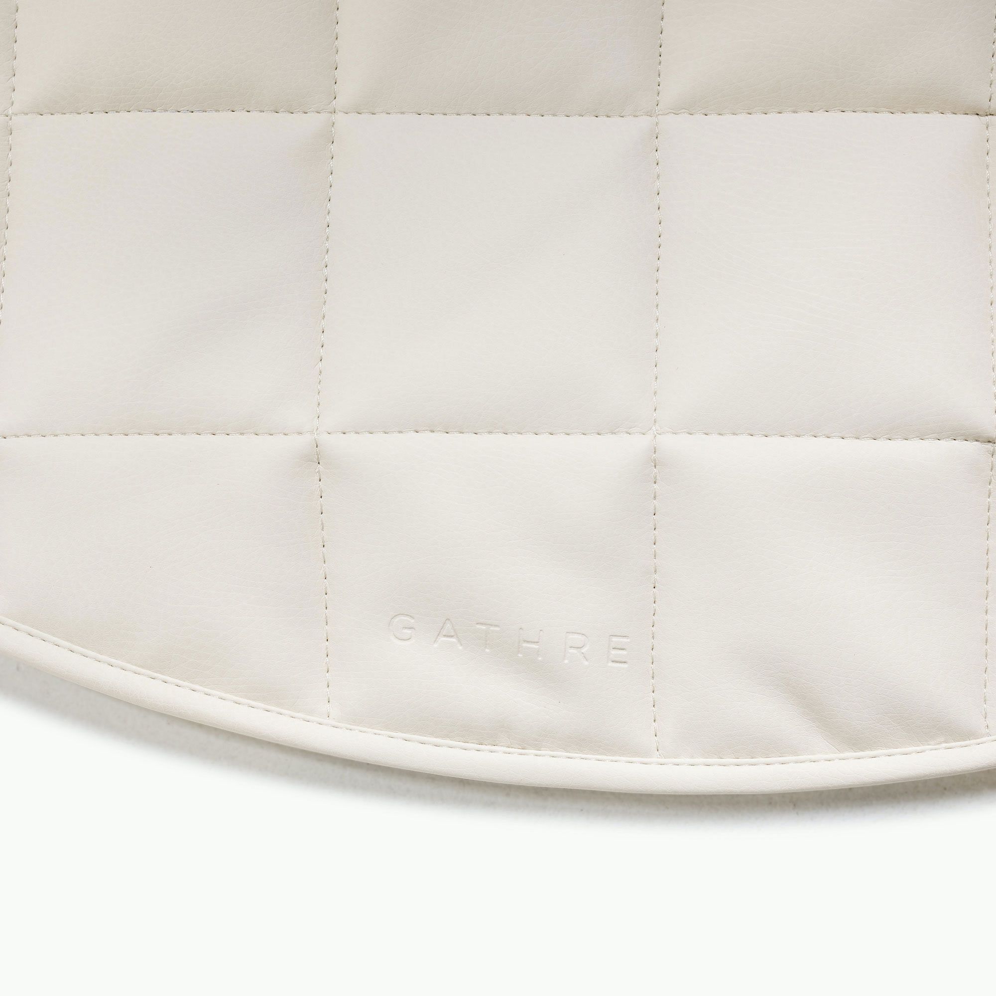 Gathre Circle Quilted Mat | West Elm