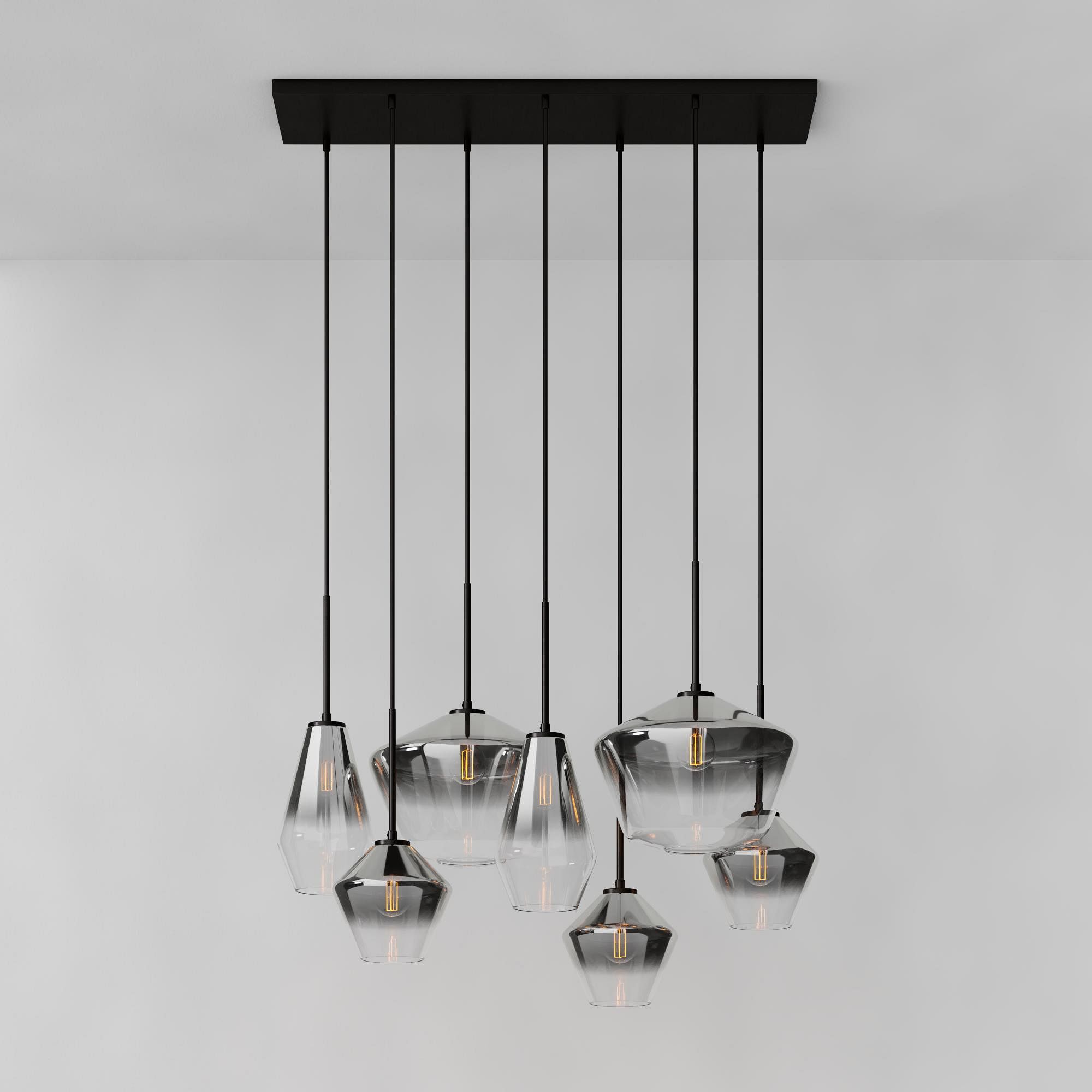 Sculptural 7-Light Geo Chandelier | West Elm