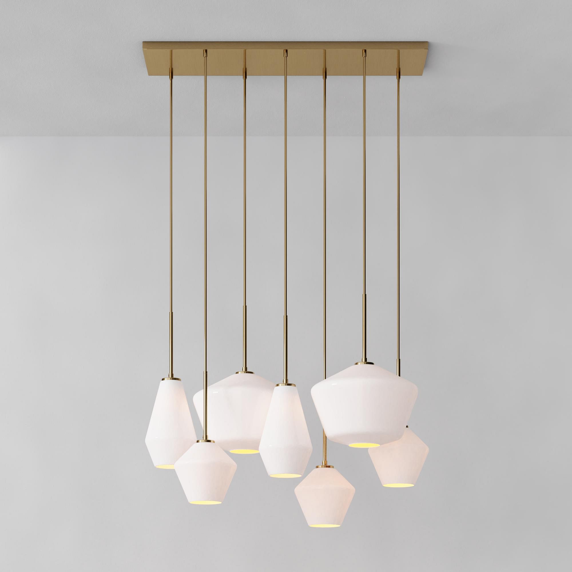 Sculptural 7-Light Geo Chandelier | West Elm