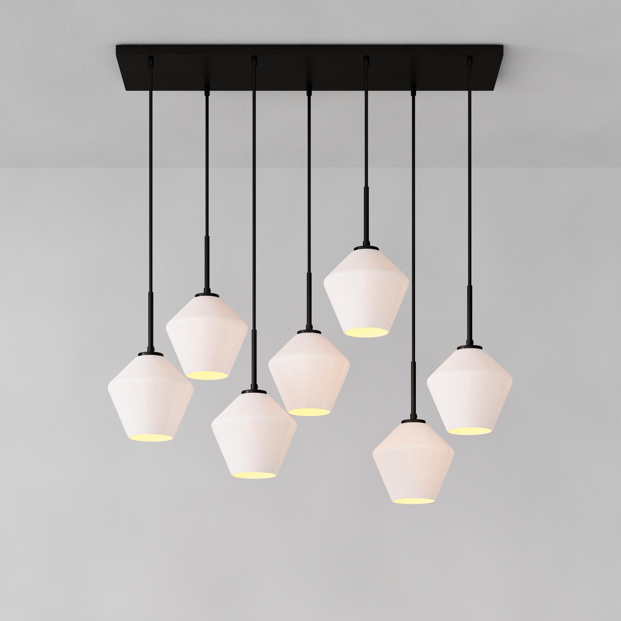 Sculptural 7-Light Geo Chandelier | West Elm