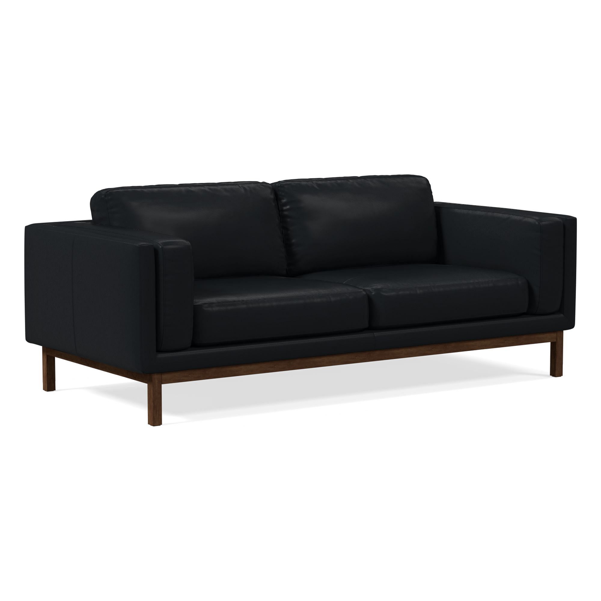 Dekalb Leather Sofa (68"–96") | West Elm