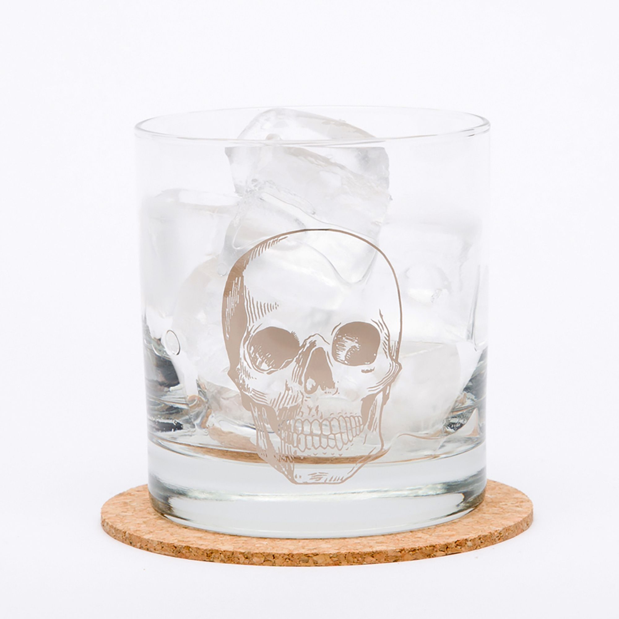 Skull Whiskey Glass