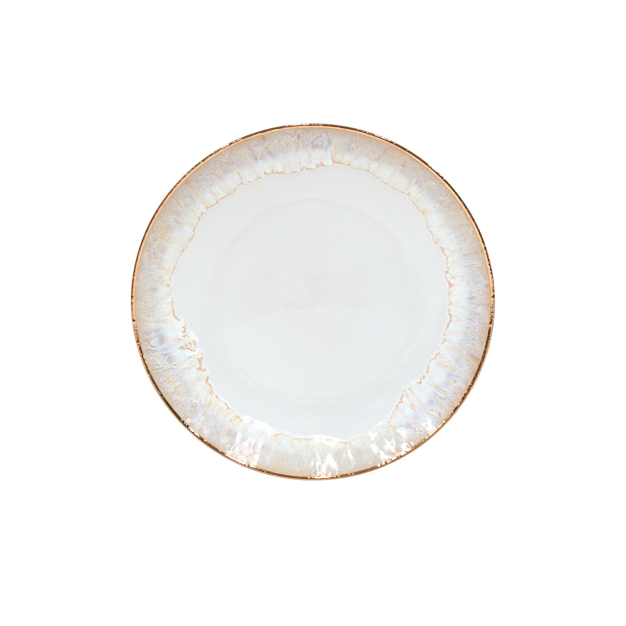 Casafina Taormina Stoneware Gold-Rimmed Dinnerware | West Elm