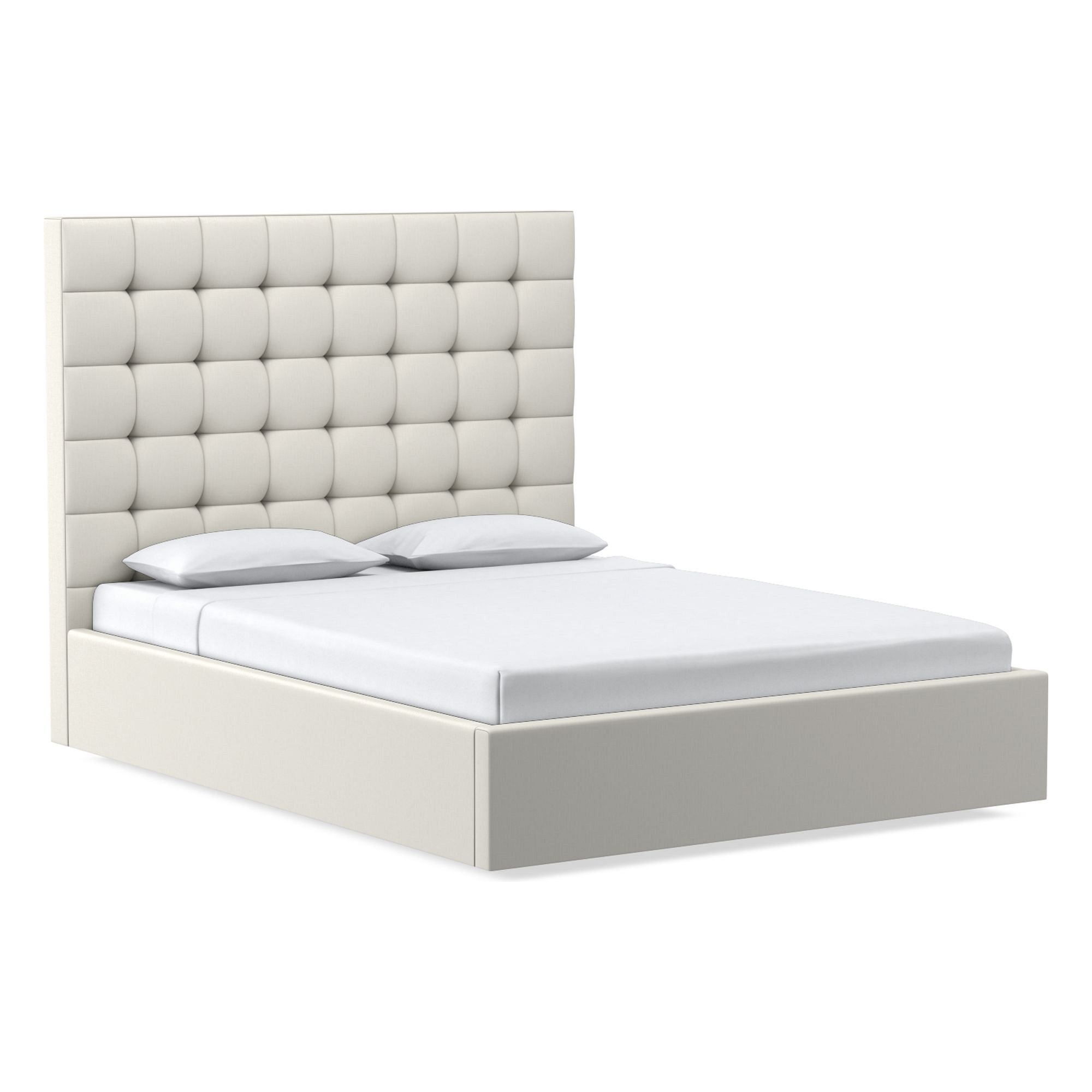 Emmett Tufted Low Profile Bed | West Elm