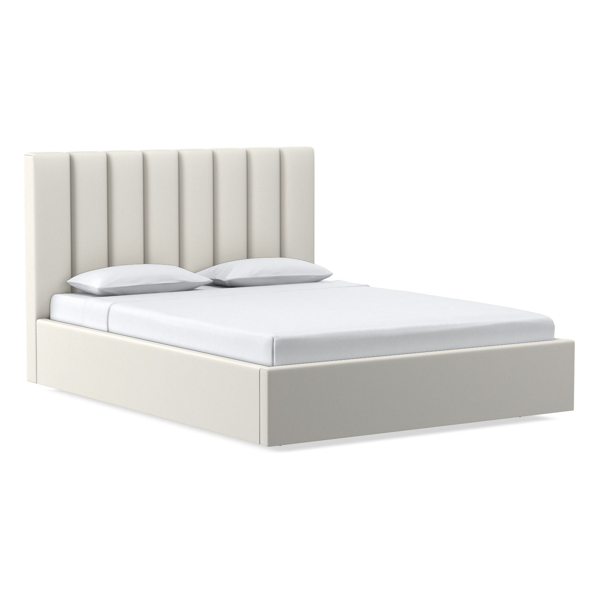 Emmett Channeled Low Profile Bed | West Elm